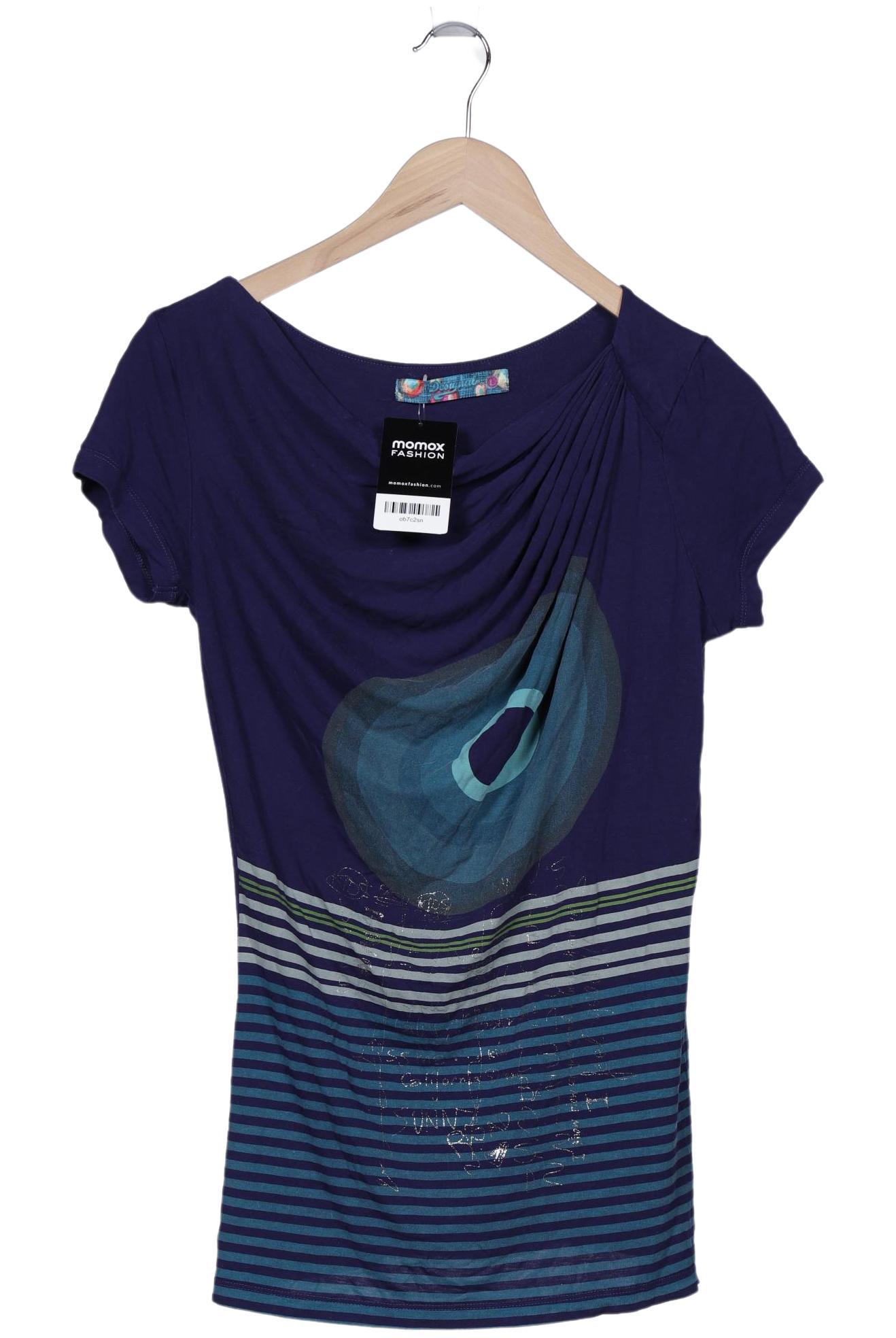 

Desigual Damen T-Shirt, marineblau, Gr. 42