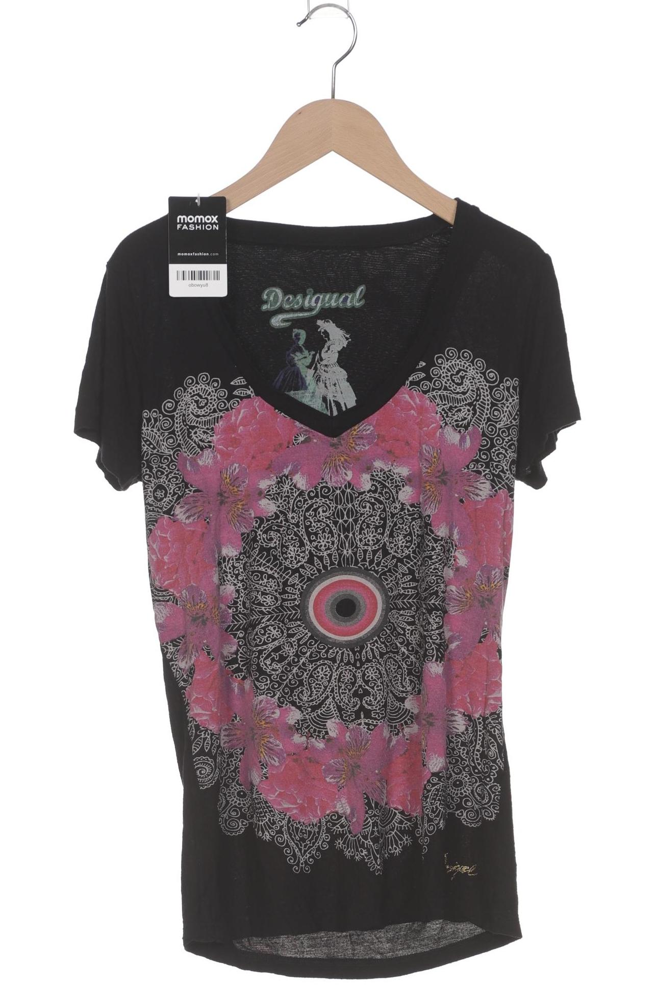 

Desigual Damen T-Shirt, schwarz, Gr. 38