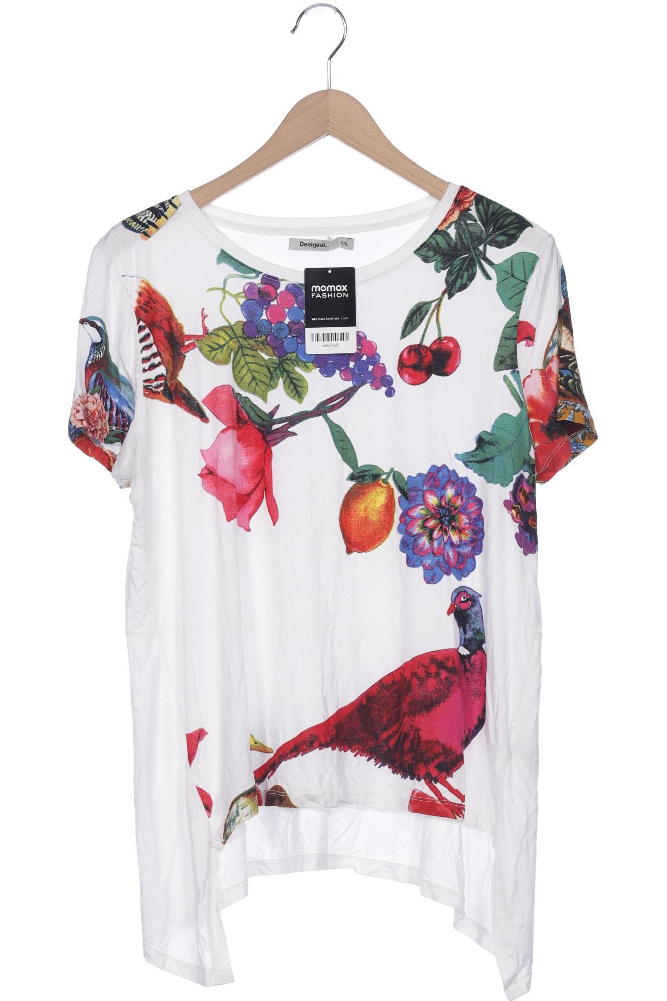 

Desigual Damen T-Shirt, weiß, Gr. 46