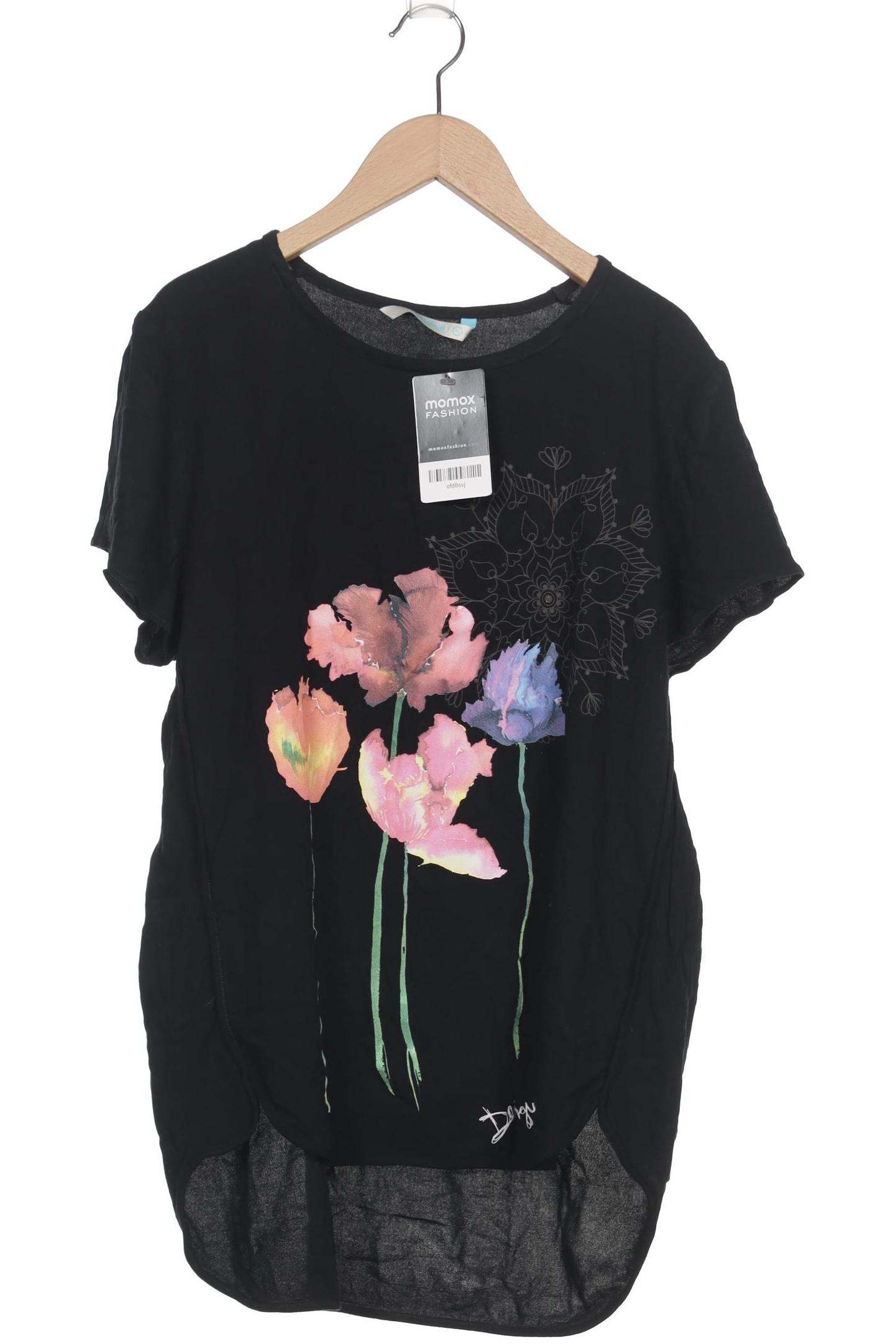 

Desigual Damen T-Shirt, schwarz, Gr. 44
