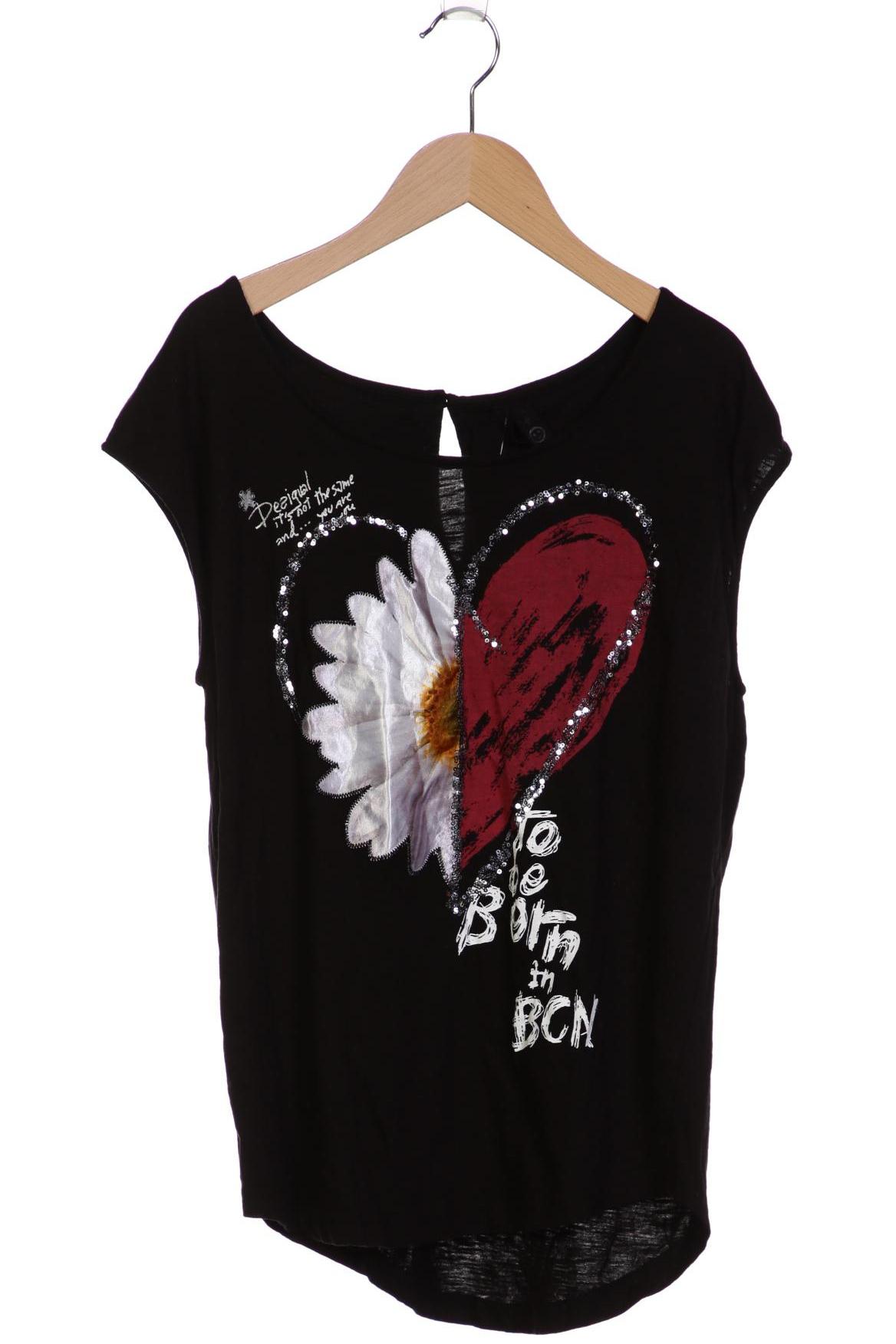 

Desigual Damen T-Shirt, schwarz, Gr. 36