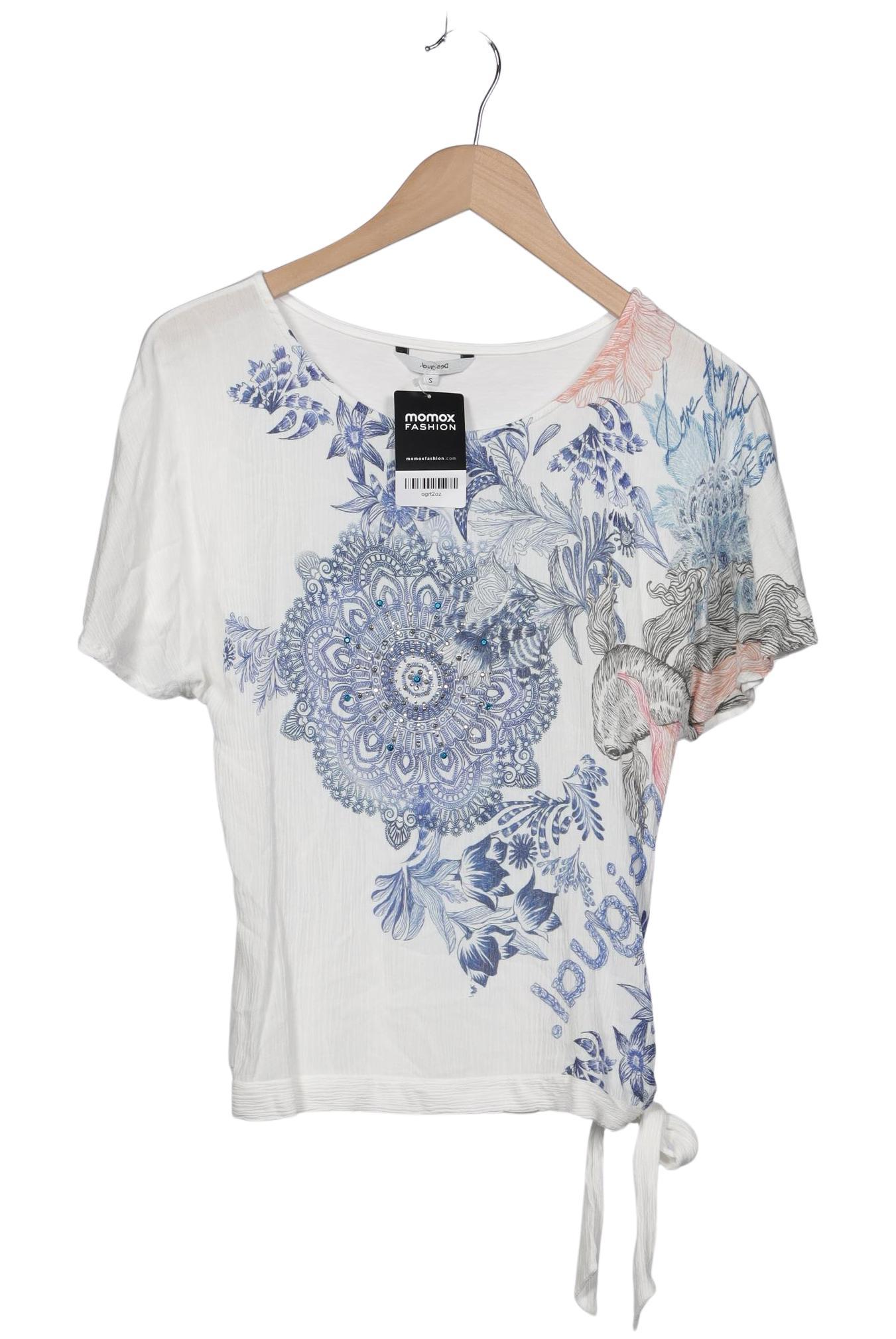 

Desigual Damen T-Shirt, weiß, Gr. 36