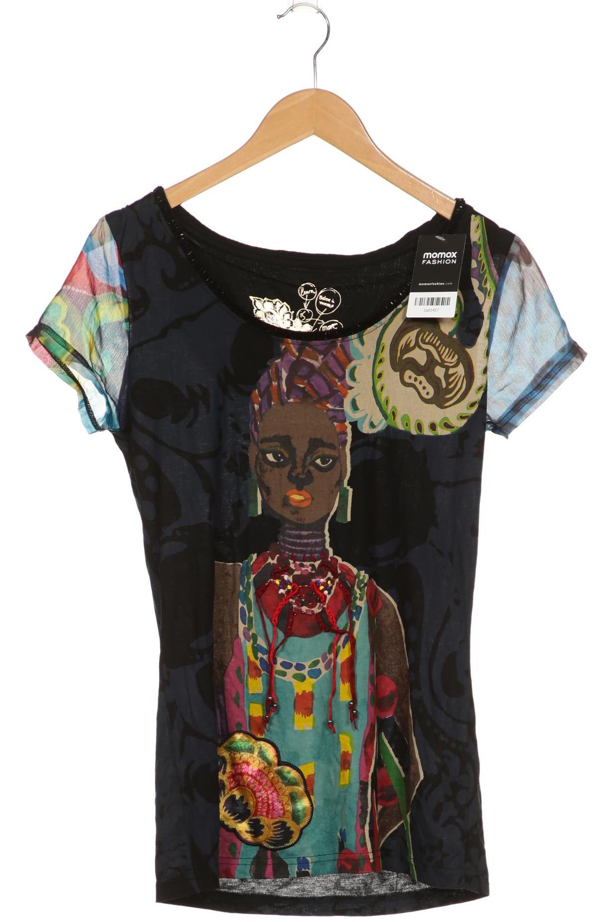 

Desigual Damen T-Shirt, blau, Gr. 36