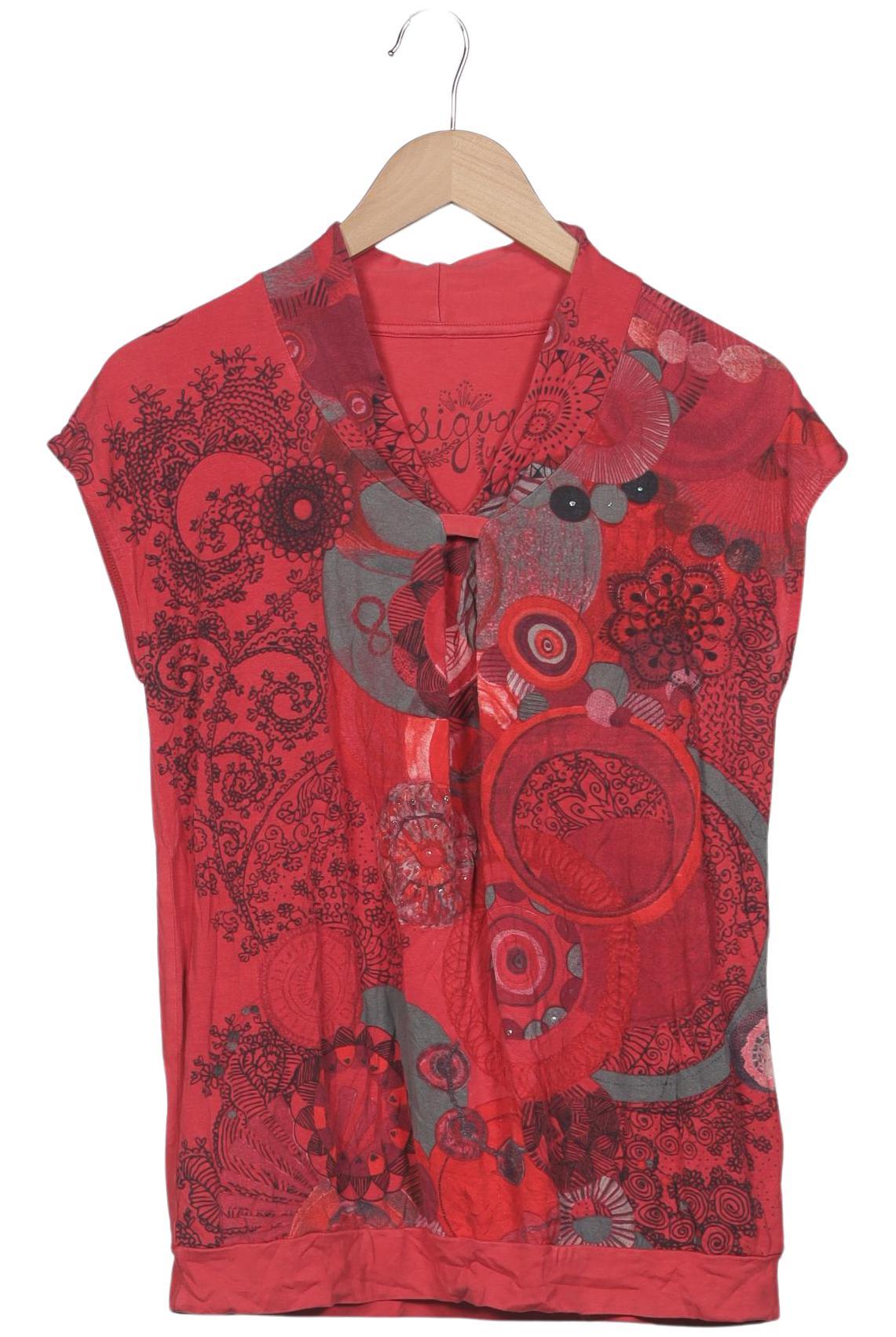 

Desigual Damen T-Shirt, rot, Gr. 42