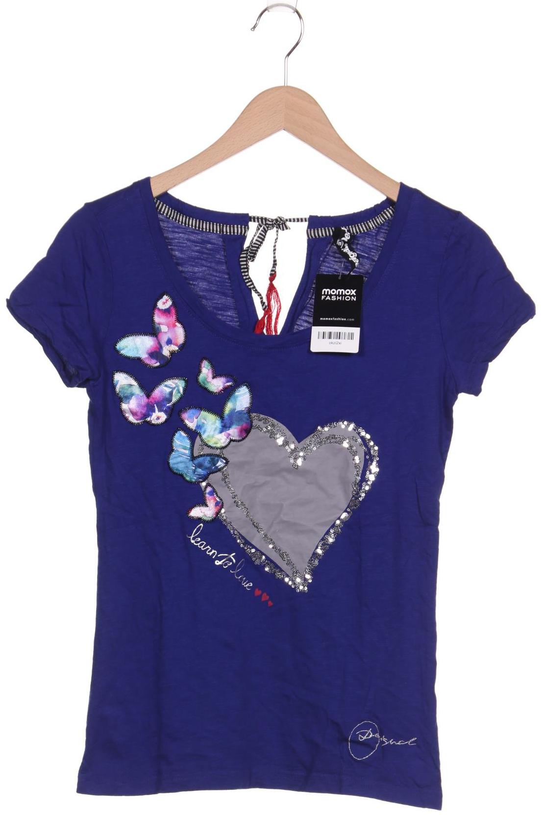 

Desigual Damen T-Shirt, marineblau