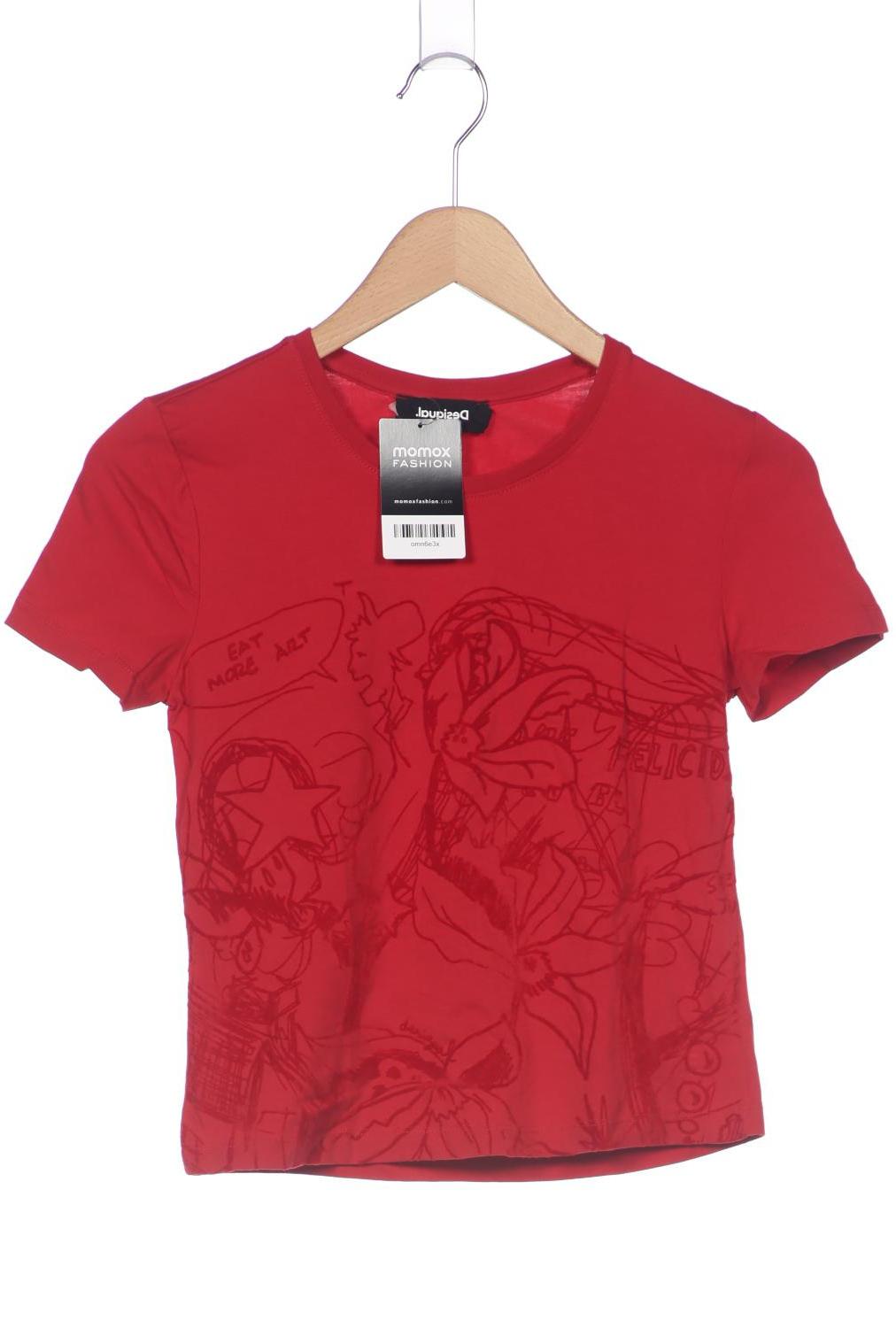 

Desigual Damen T-Shirt, rot, Gr. 38