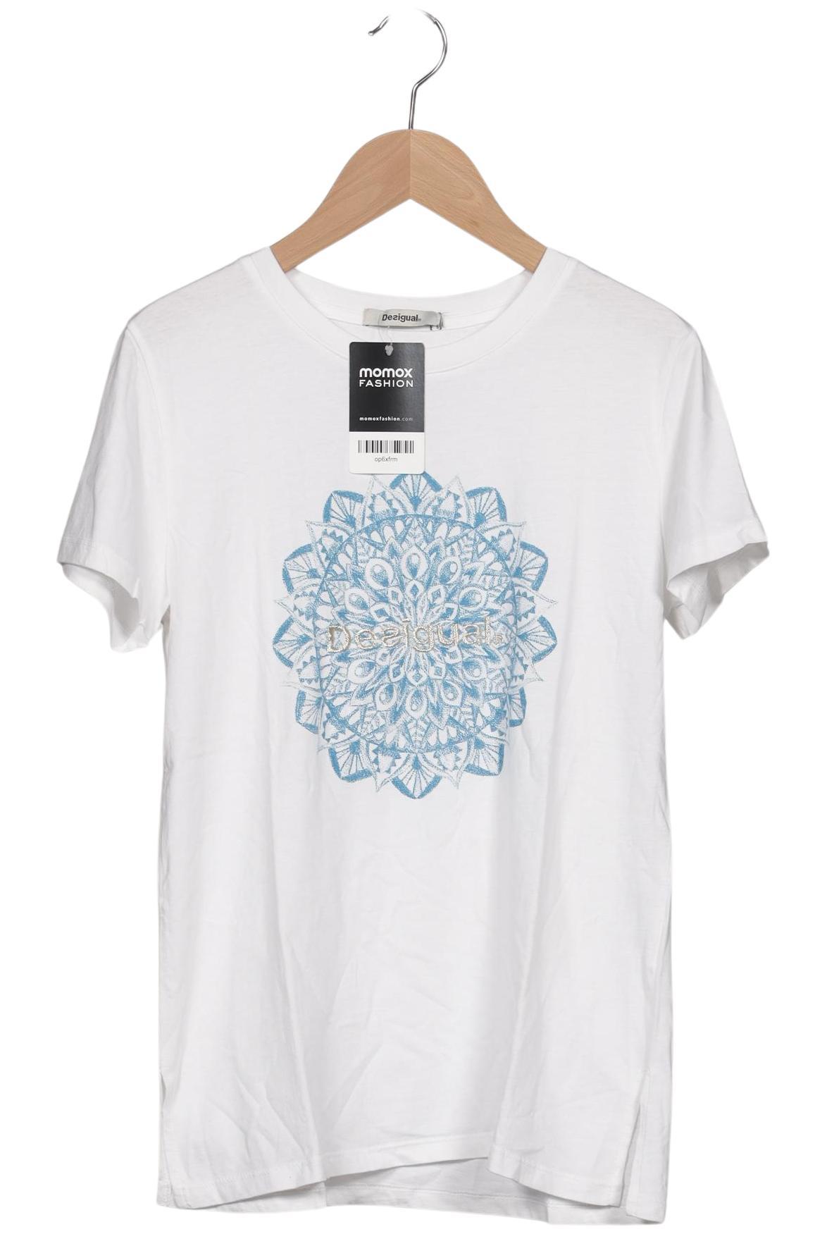 

Desigual Damen T-Shirt, weiß, Gr. 36