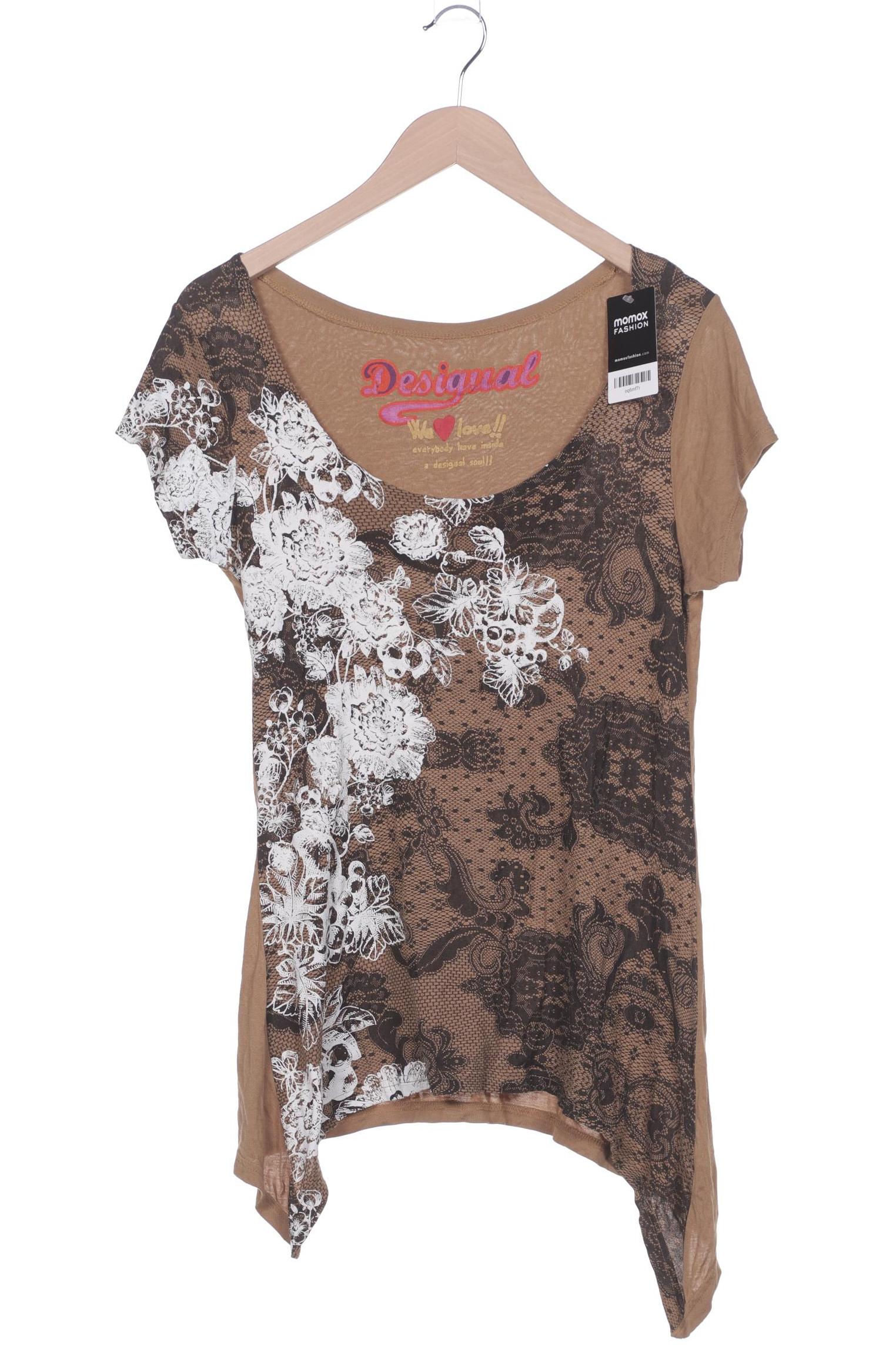 

Desigual Damen T-Shirt, braun, Gr. 42