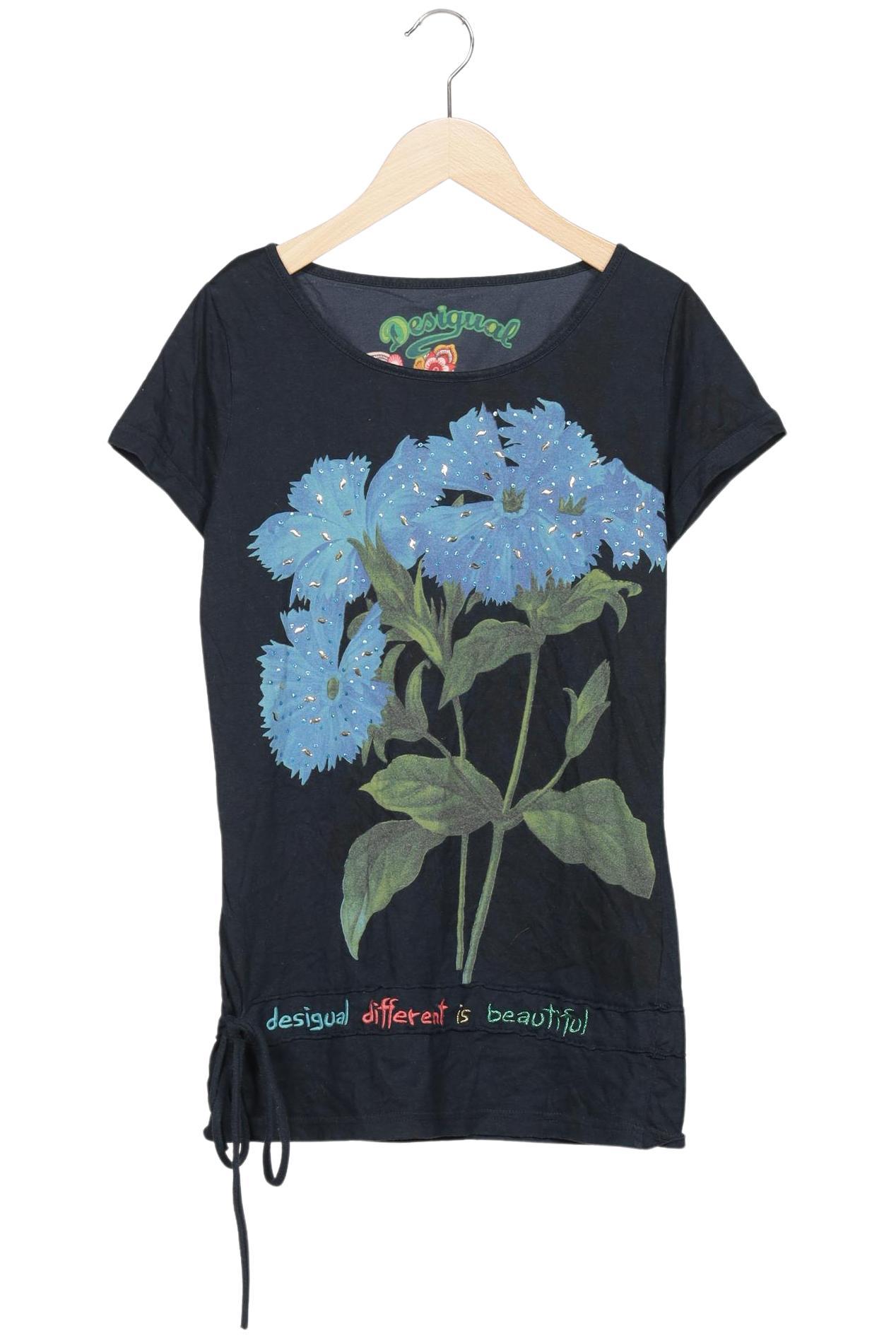 

Desigual Damen T-Shirt, marineblau, Gr. 38