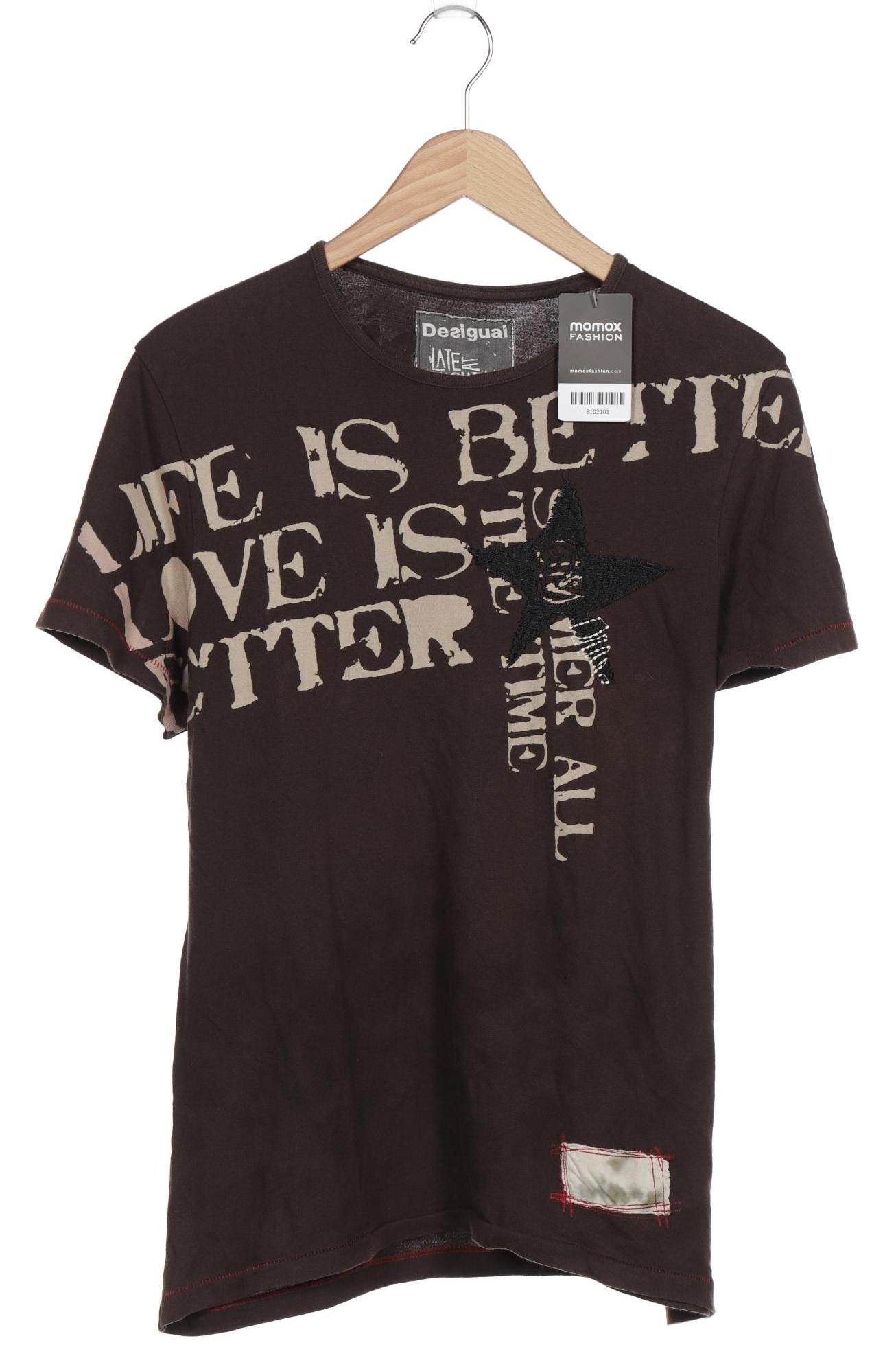 

Desigual Damen T-Shirt, braun, Gr. 42