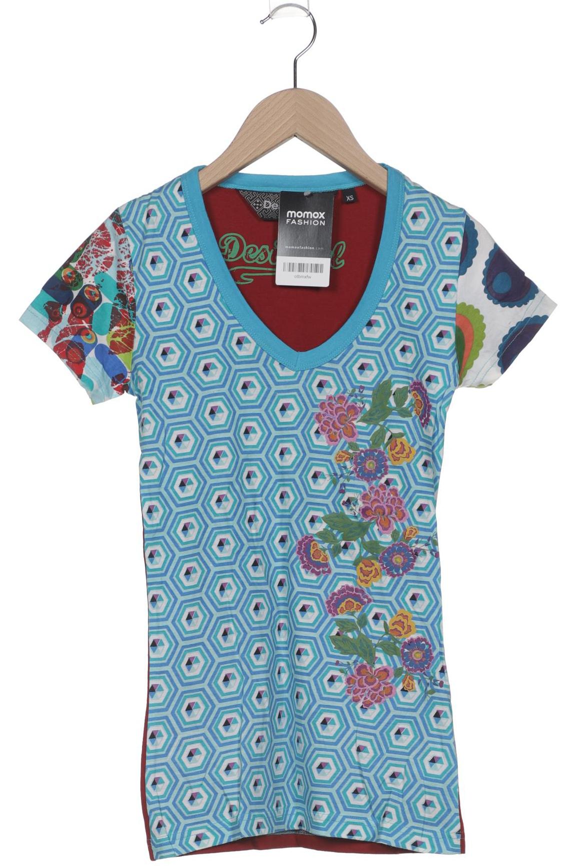 

Desigual Damen T-Shirt, blau, Gr. 34