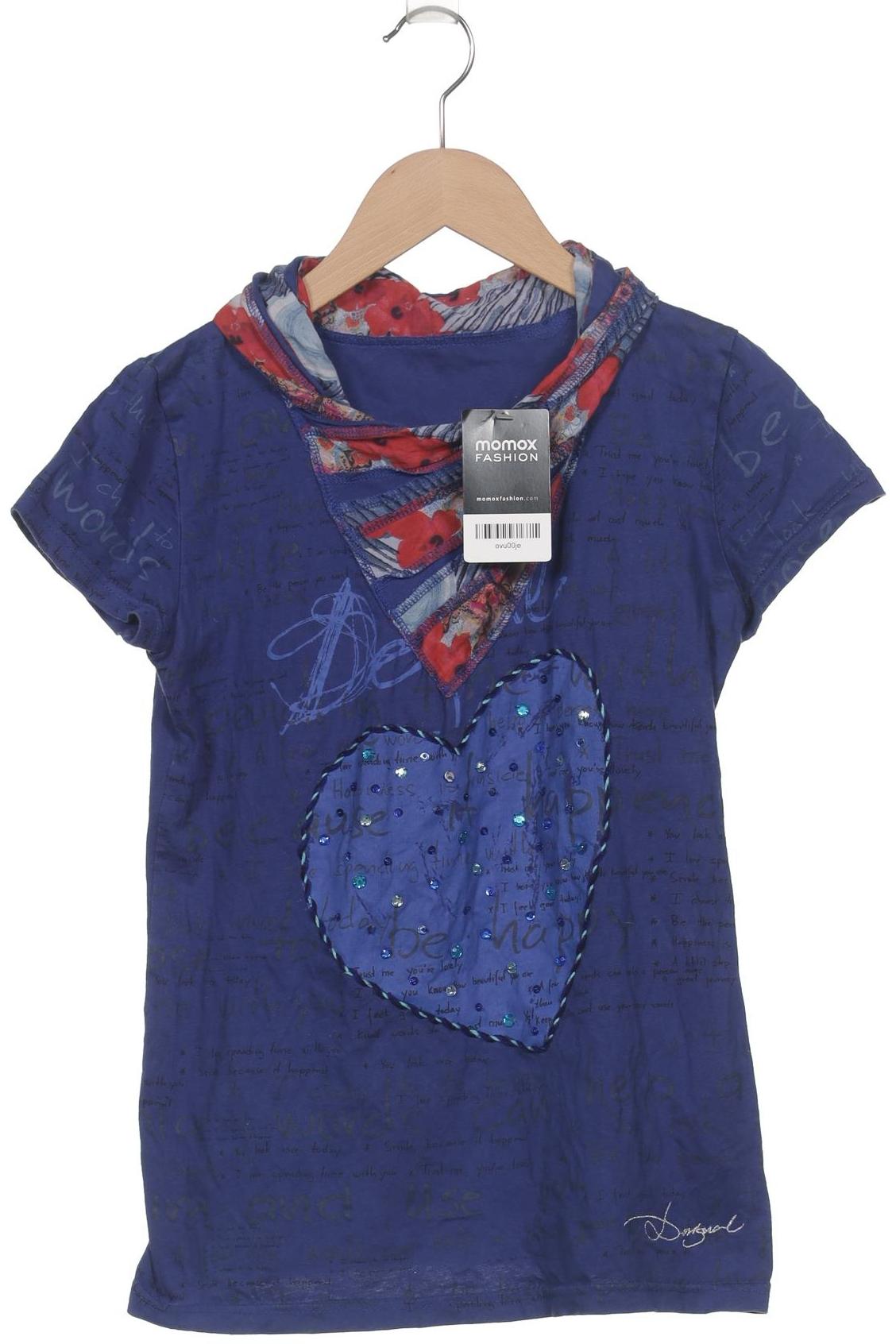

Desigual Damen T-Shirt, blau, Gr. 36
