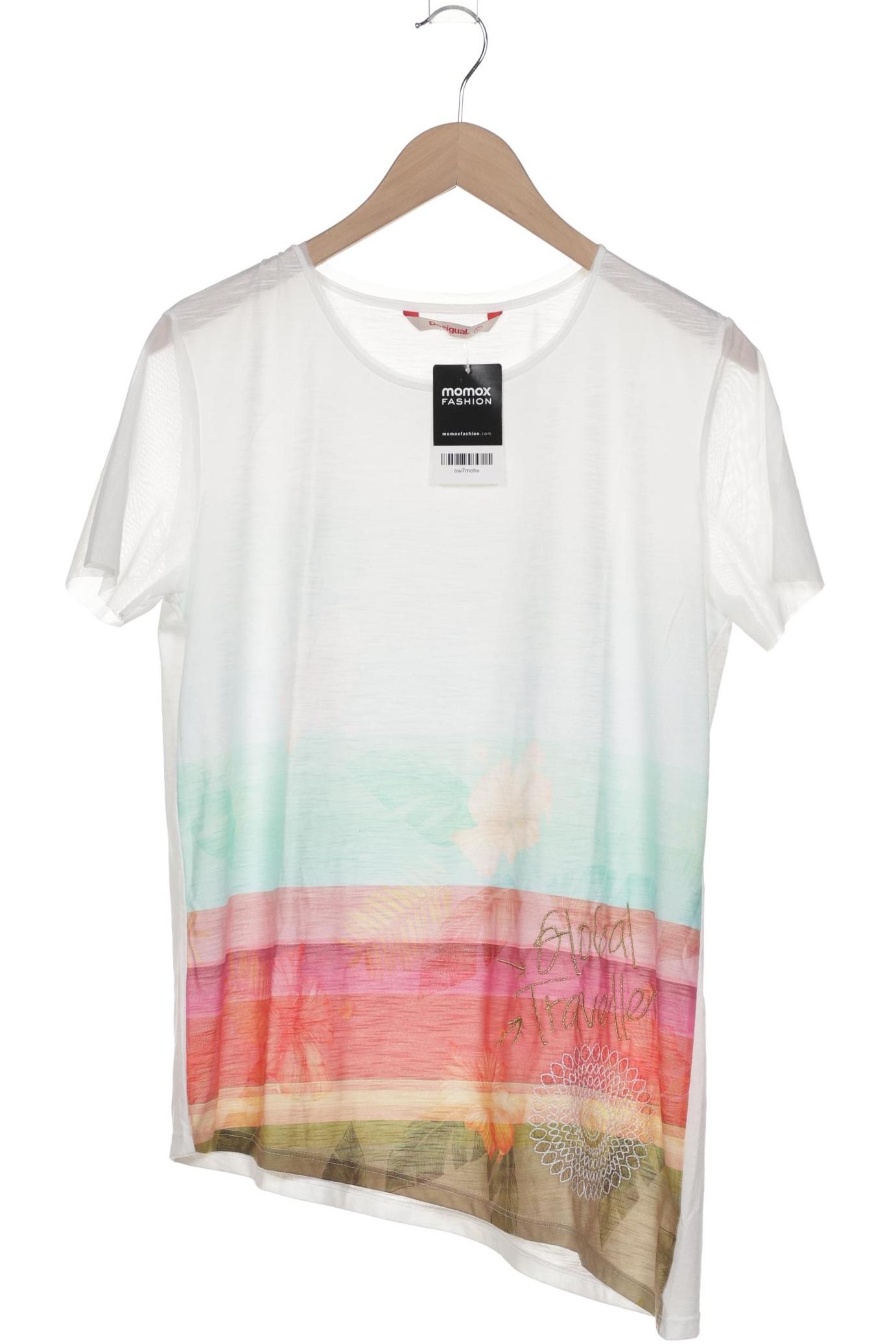 

Desigual Damen T-Shirt, weiß, Gr. 44