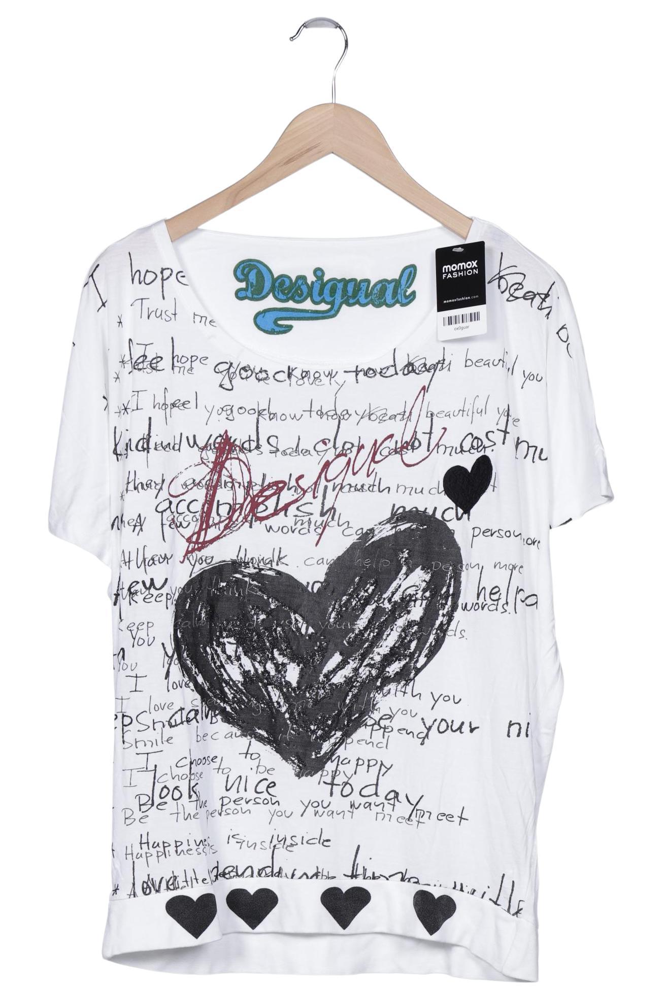 

Desigual Damen T-Shirt, weiß, Gr. 42