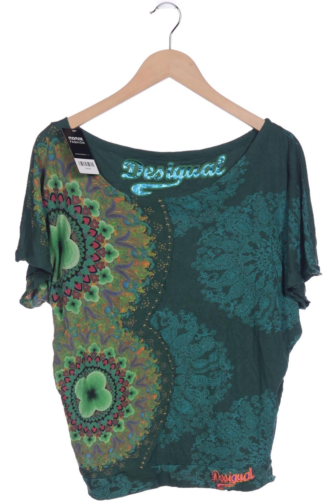

Desigual Damen T-Shirt, grün, Gr. 38