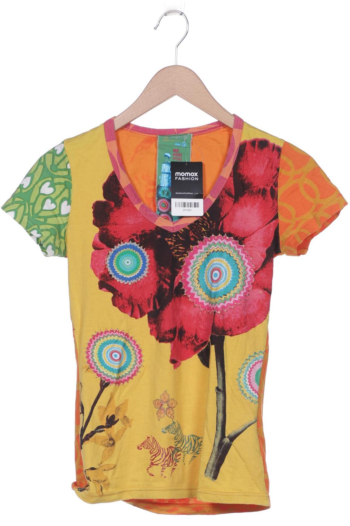 

Desigual Damen T-Shirt, mehrfarbig, Gr. 38