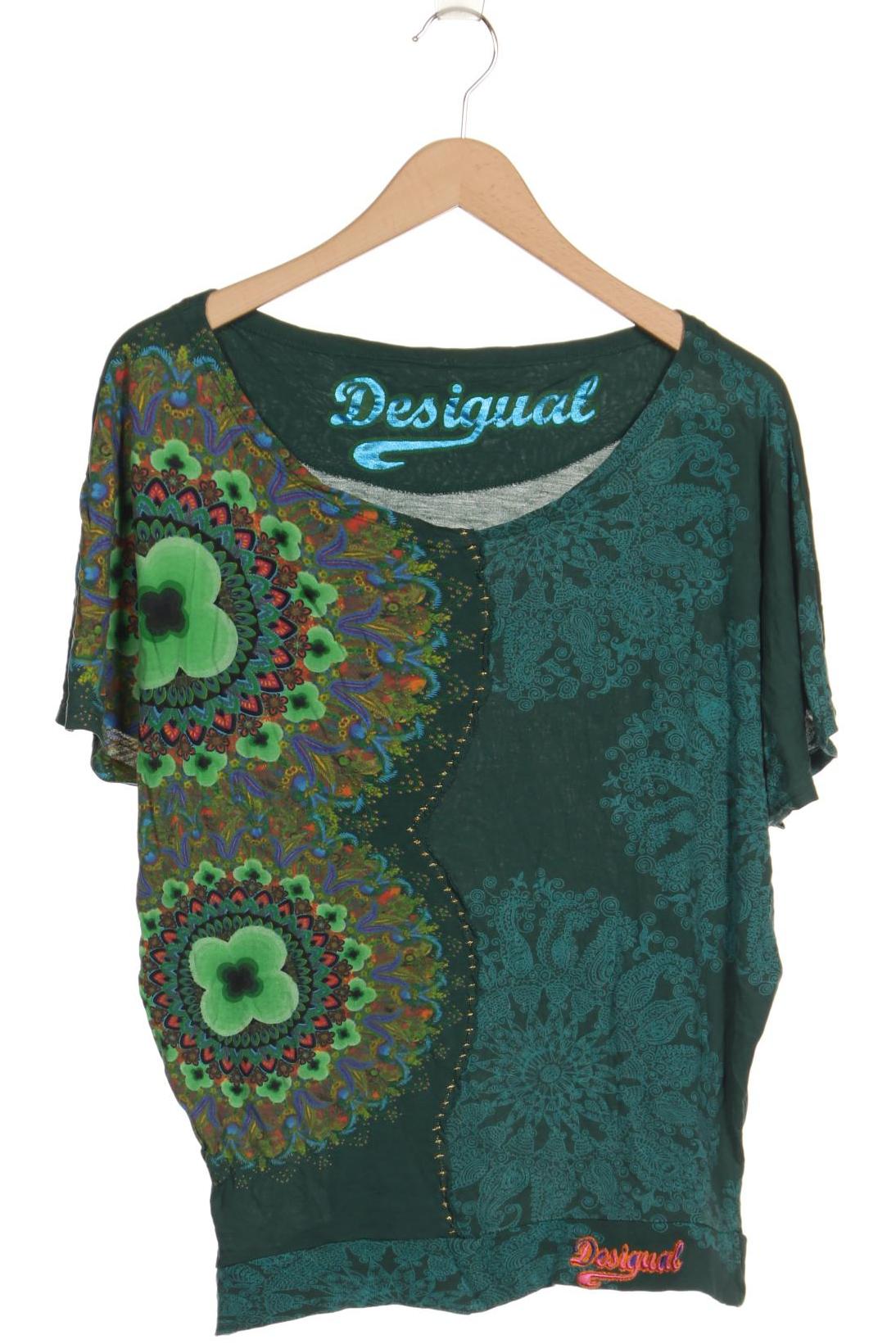 

Desigual Damen T-Shirt, grün, Gr. 38