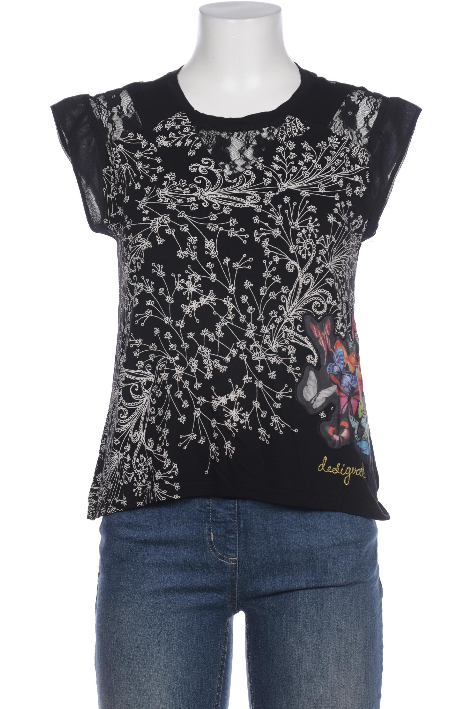 

Desigual Damen T-Shirt, schwarz, Gr. 38