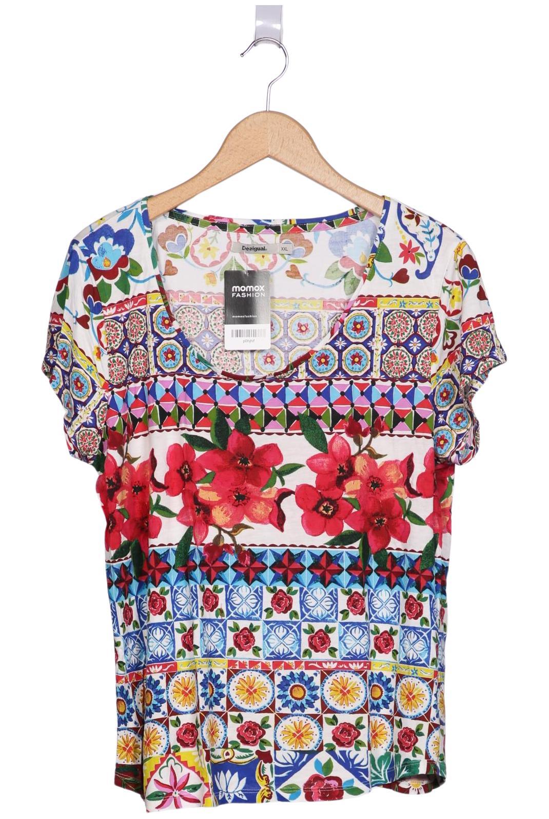 

Desigual Damen T-Shirt, mehrfarbig, Gr. 46