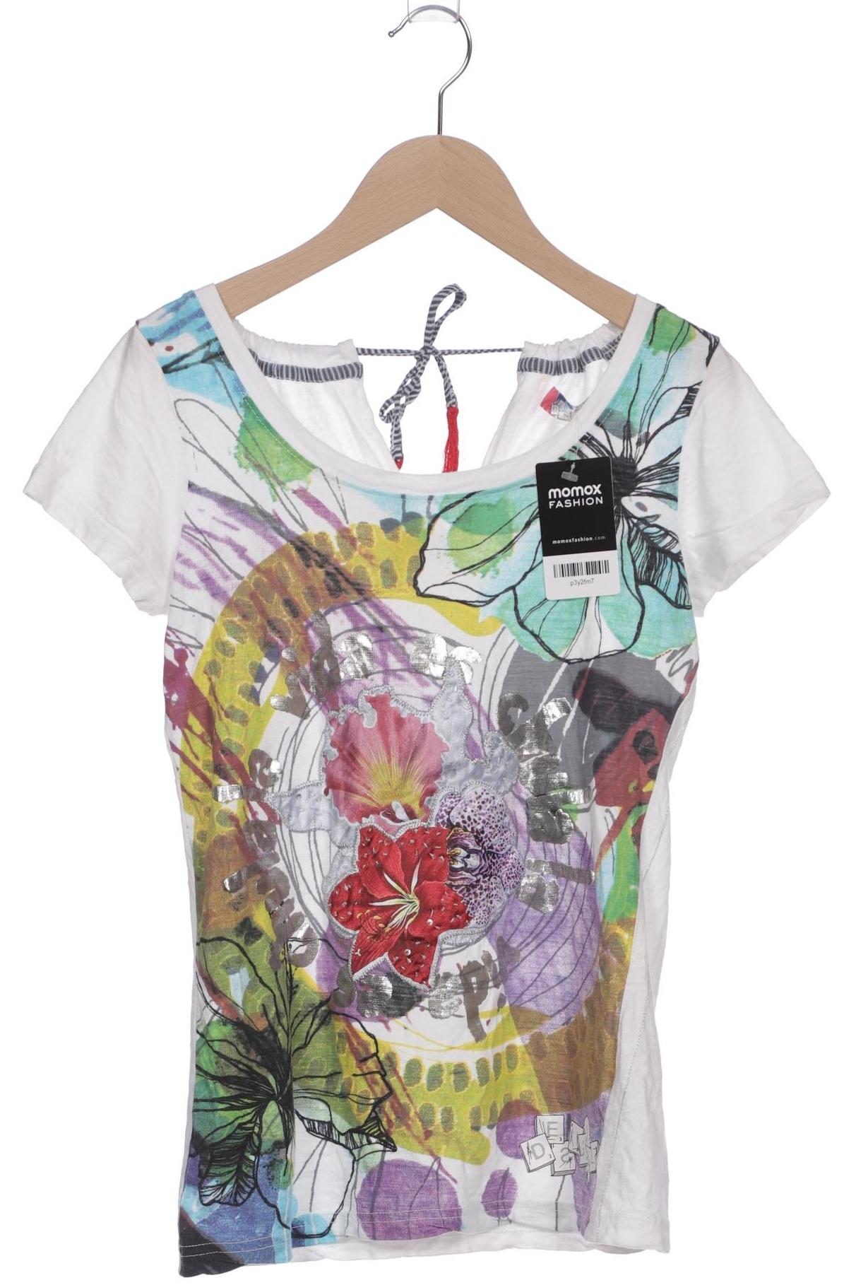 

Desigual Damen T-Shirt, weiß, Gr. 36