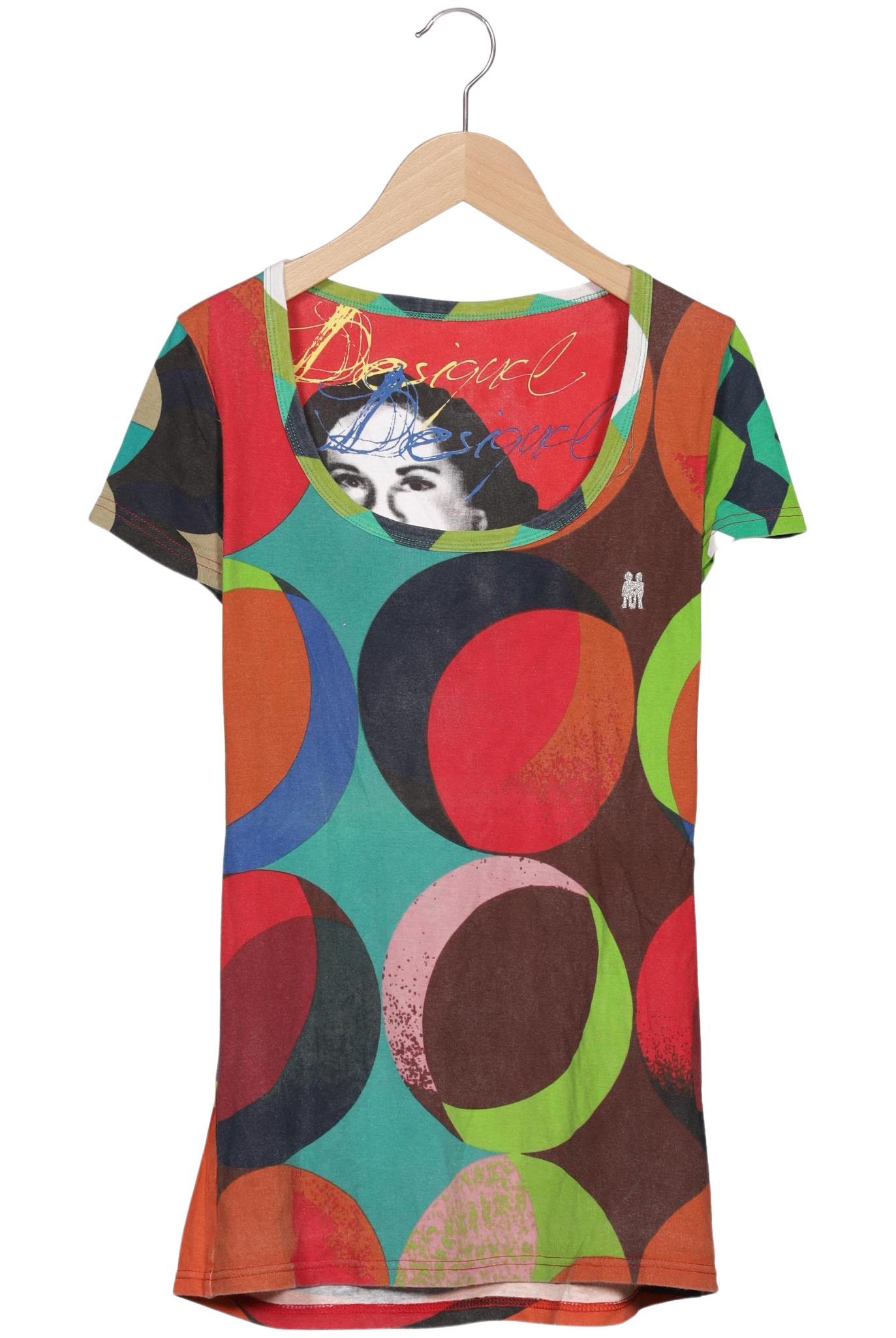 

Desigual Damen T-Shirt, mehrfarbig, Gr. 44
