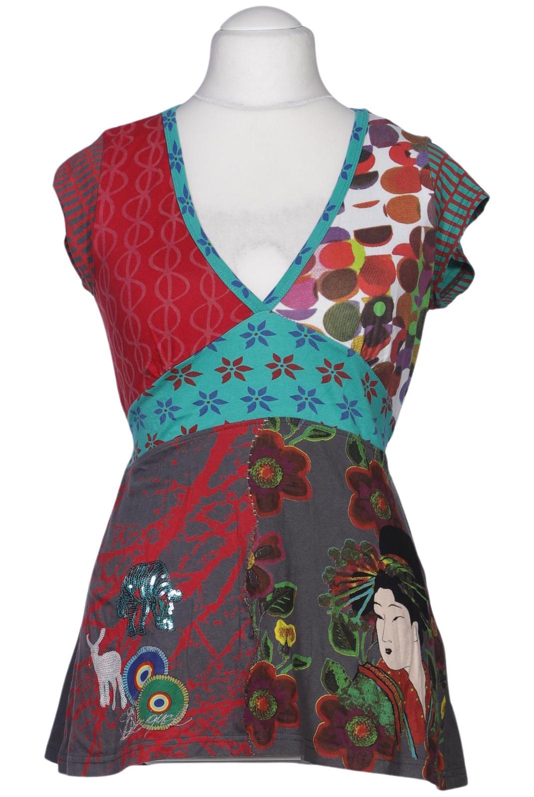

Desigual Damen T-Shirt, mehrfarbig, Gr. 44