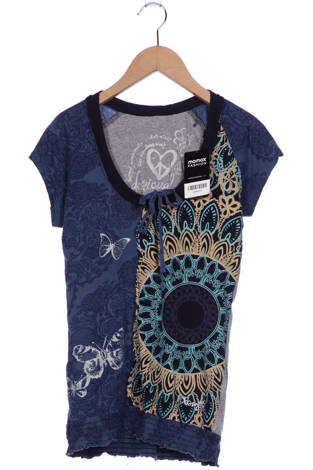 

Desigual Damen T-Shirt, marineblau, Gr. 36