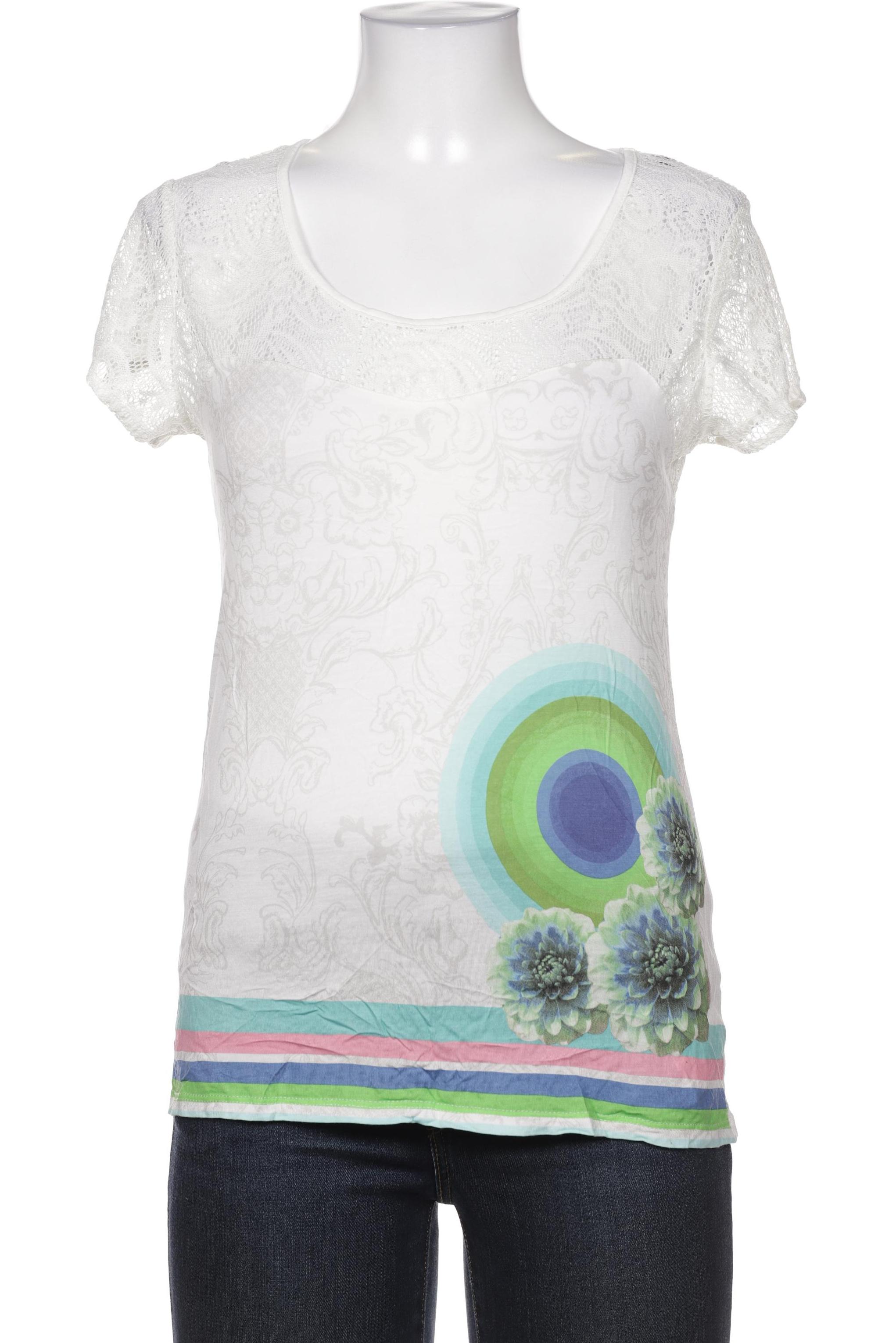 

Desigual Damen T-Shirt, weiß, Gr. 44