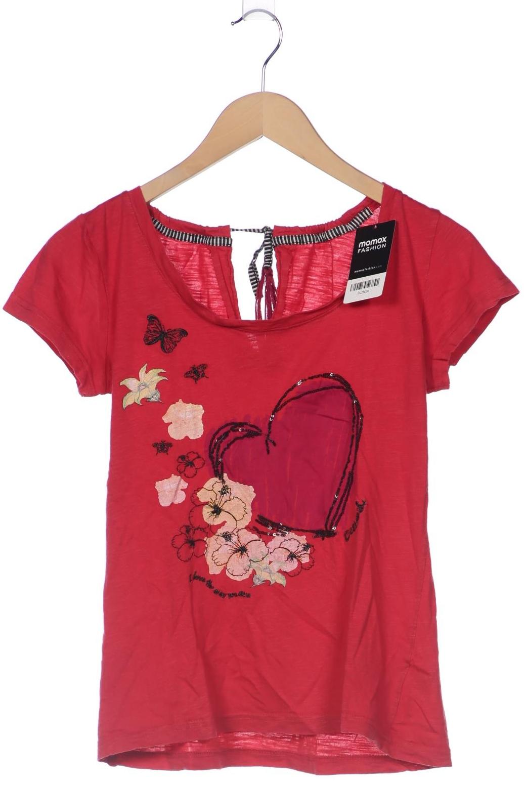 

Desigual Damen T-Shirt, rot, Gr. 38