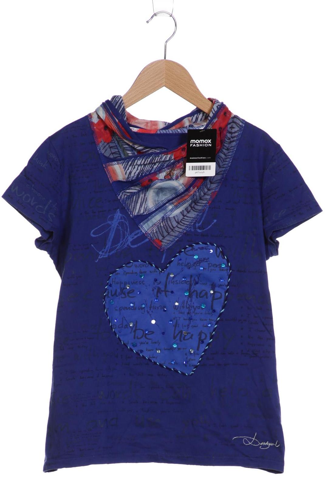 

Desigual Damen T-Shirt, blau