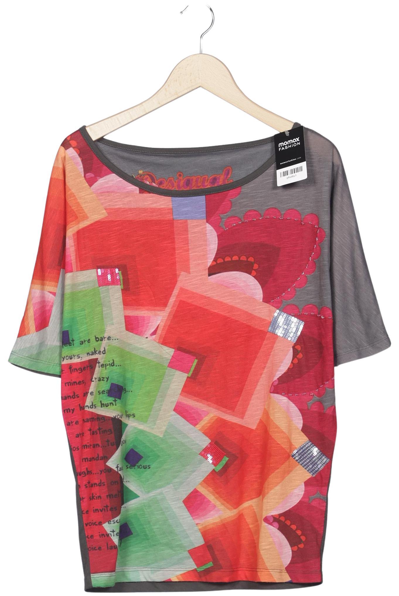 

Desigual Damen T-Shirt, grau, Gr. 36