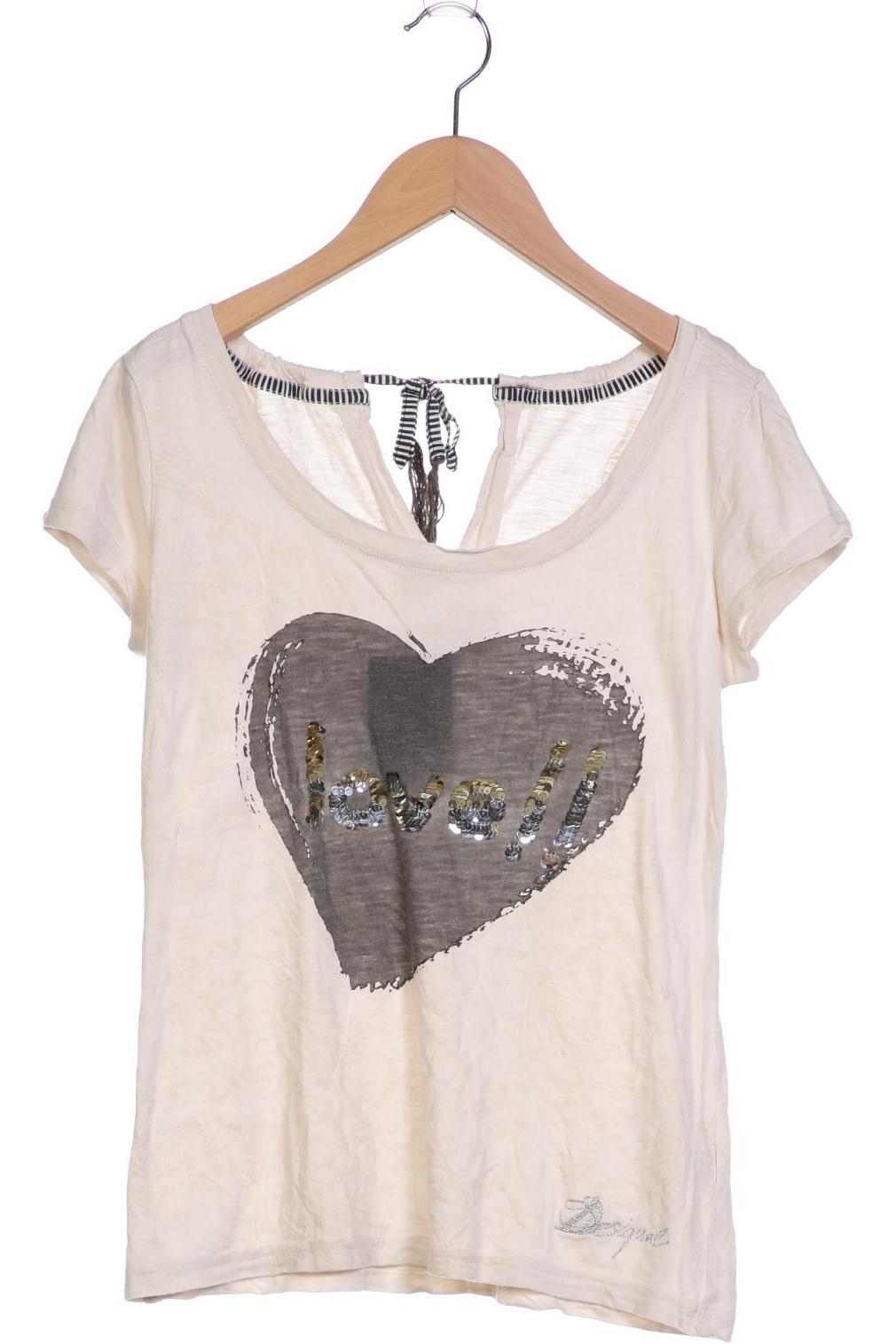 

Desigual Damen T-Shirt, beige, Gr. 36