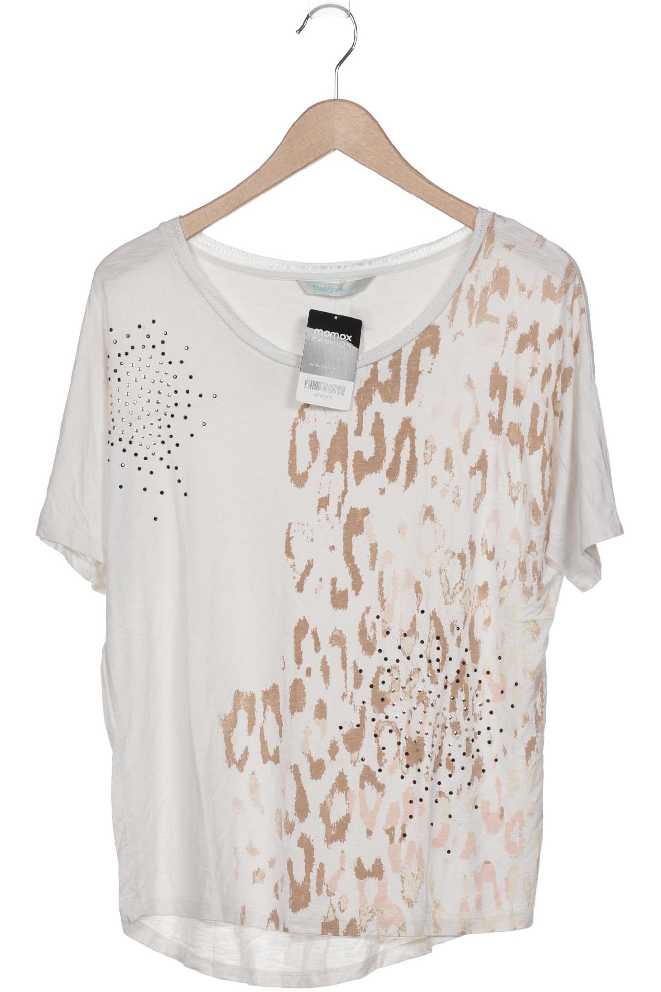 

Desigual Damen T-Shirt, weiß, Gr. 36