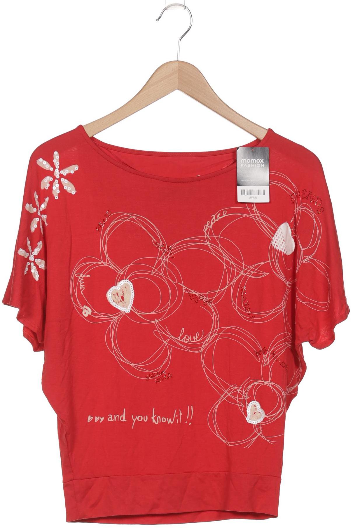 

Desigual Damen T-Shirt, rot, Gr. 38
