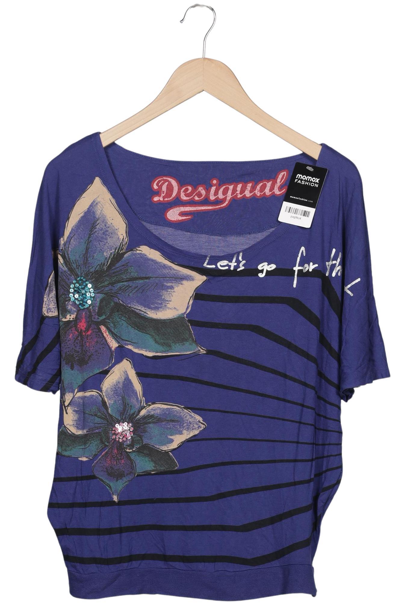 

Desigual Damen T-Shirt, marineblau, Gr. 38