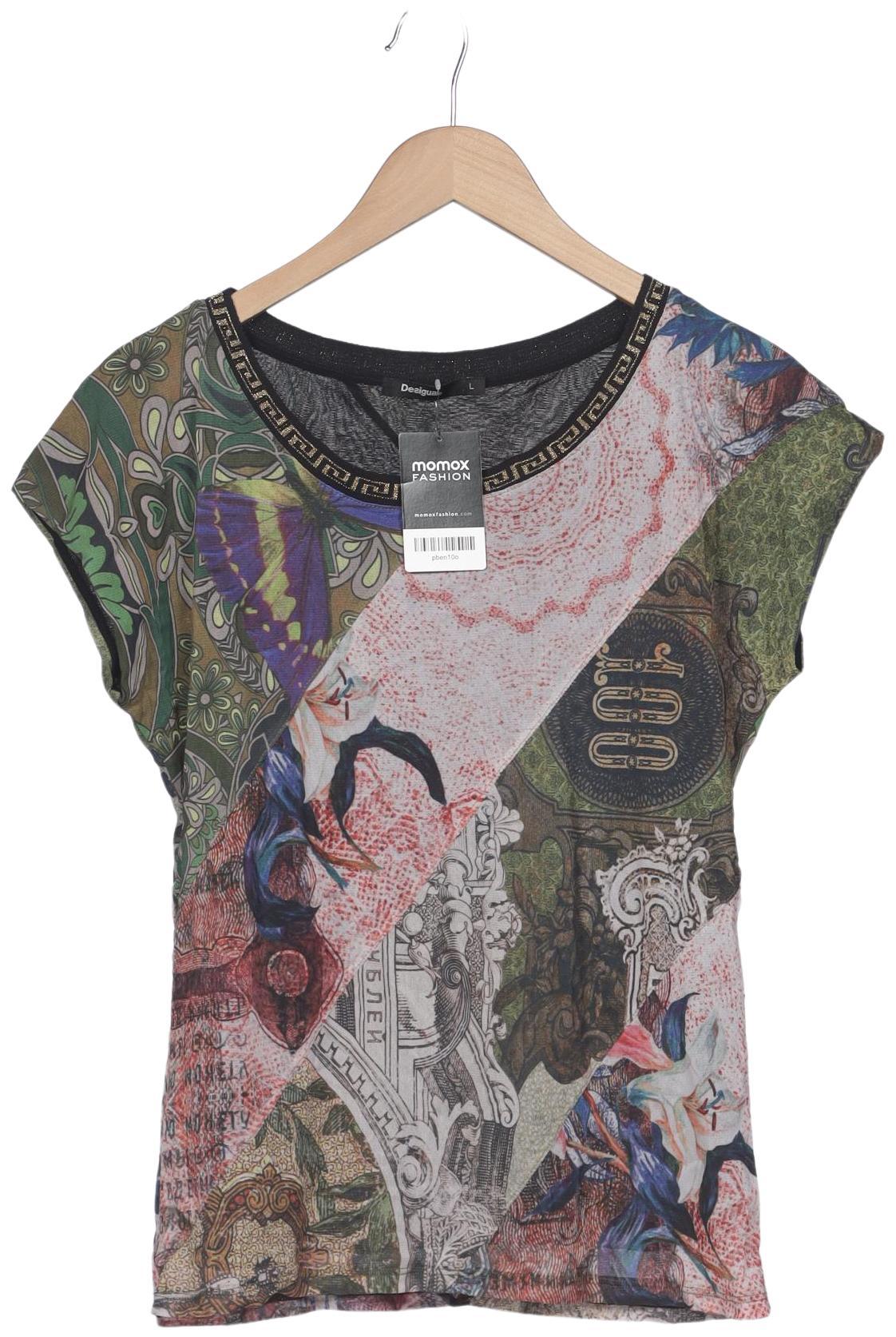 

Desigual Damen T-Shirt, mehrfarbig, Gr. 42