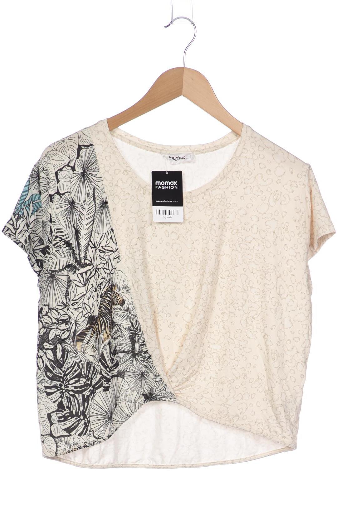 

Desigual Damen T-Shirt, cremeweiß, Gr. 44