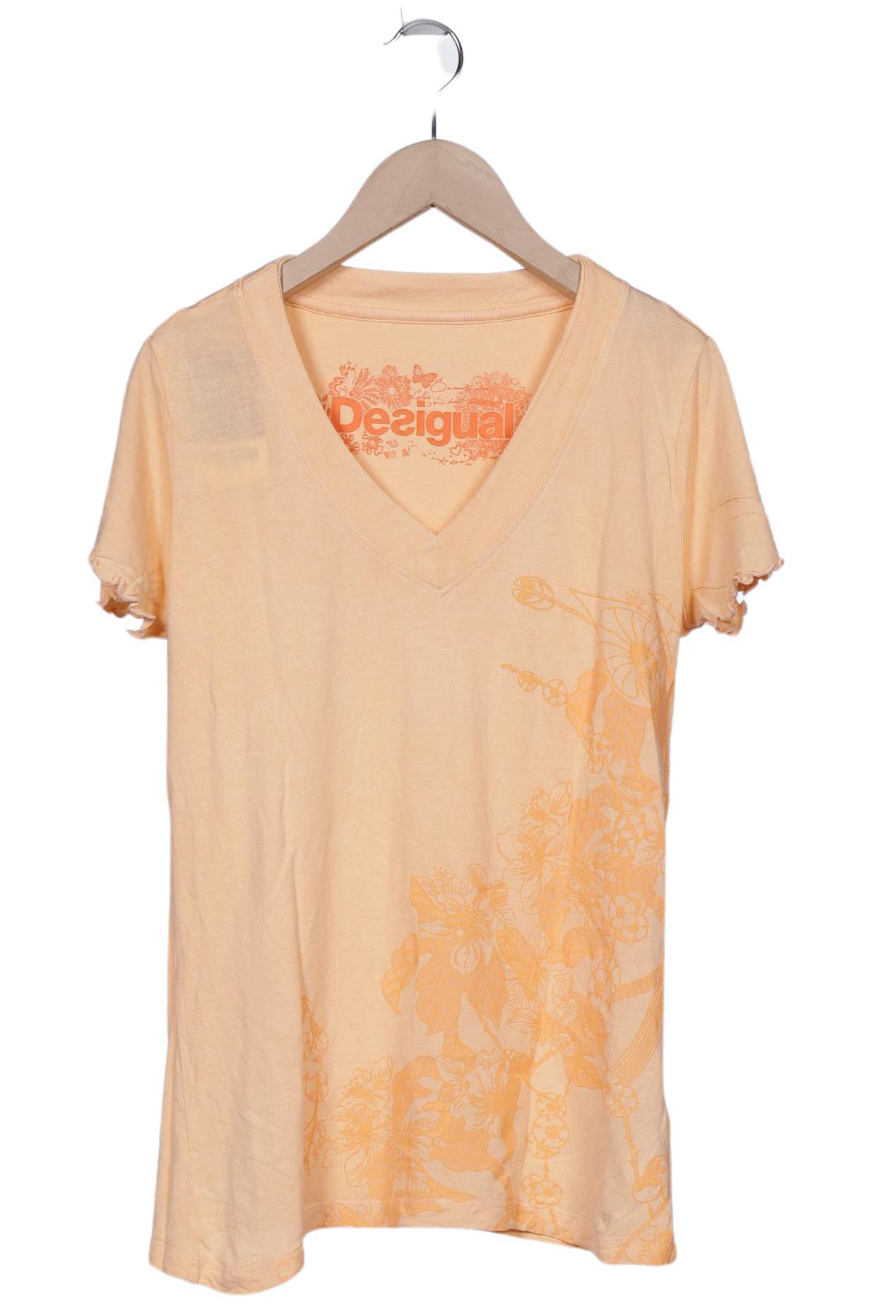 

Desigual Damen T-Shirt, orange, Gr. 38