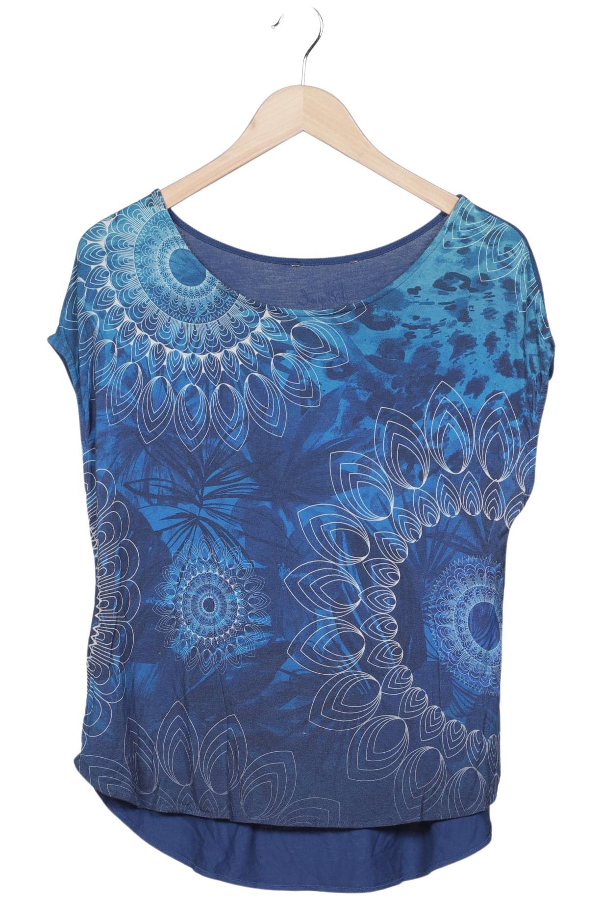 

Desigual Damen T-Shirt, blau, Gr. 44