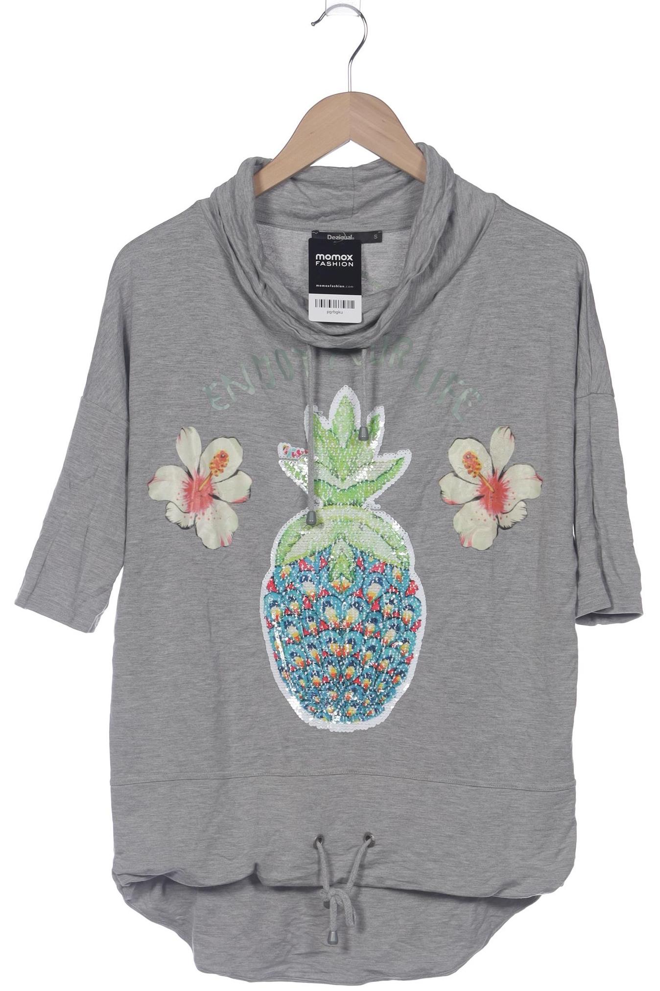 

Desigual Damen T-Shirt, grau, Gr. 36
