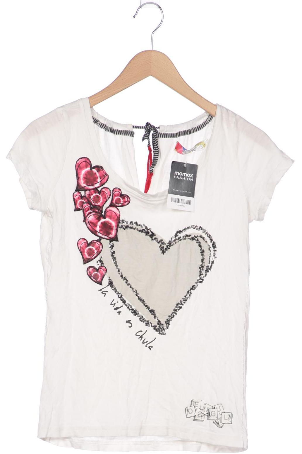

Desigual Damen T-Shirt, weiß, Gr. 38