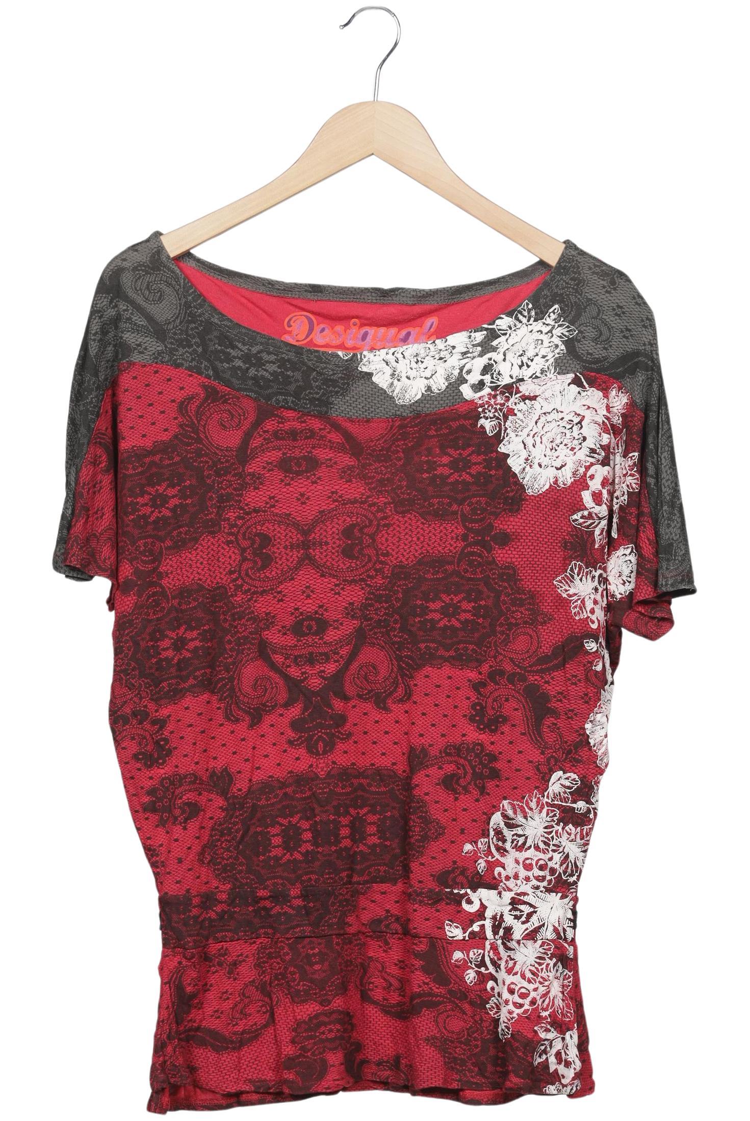 

Desigual Damen T-Shirt, rot, Gr. 38