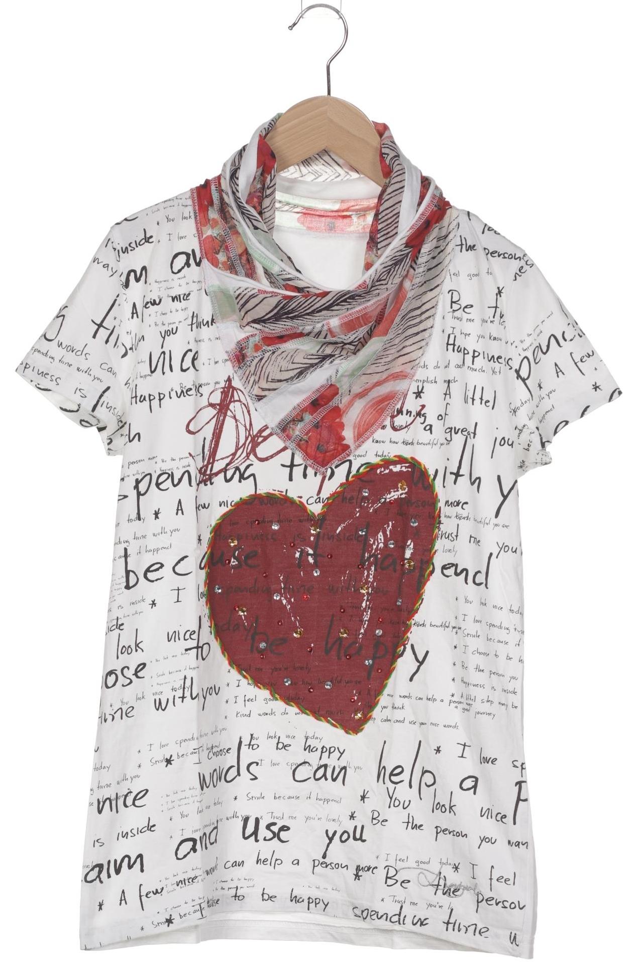 

Desigual Damen T-Shirt, weiß, Gr. 42