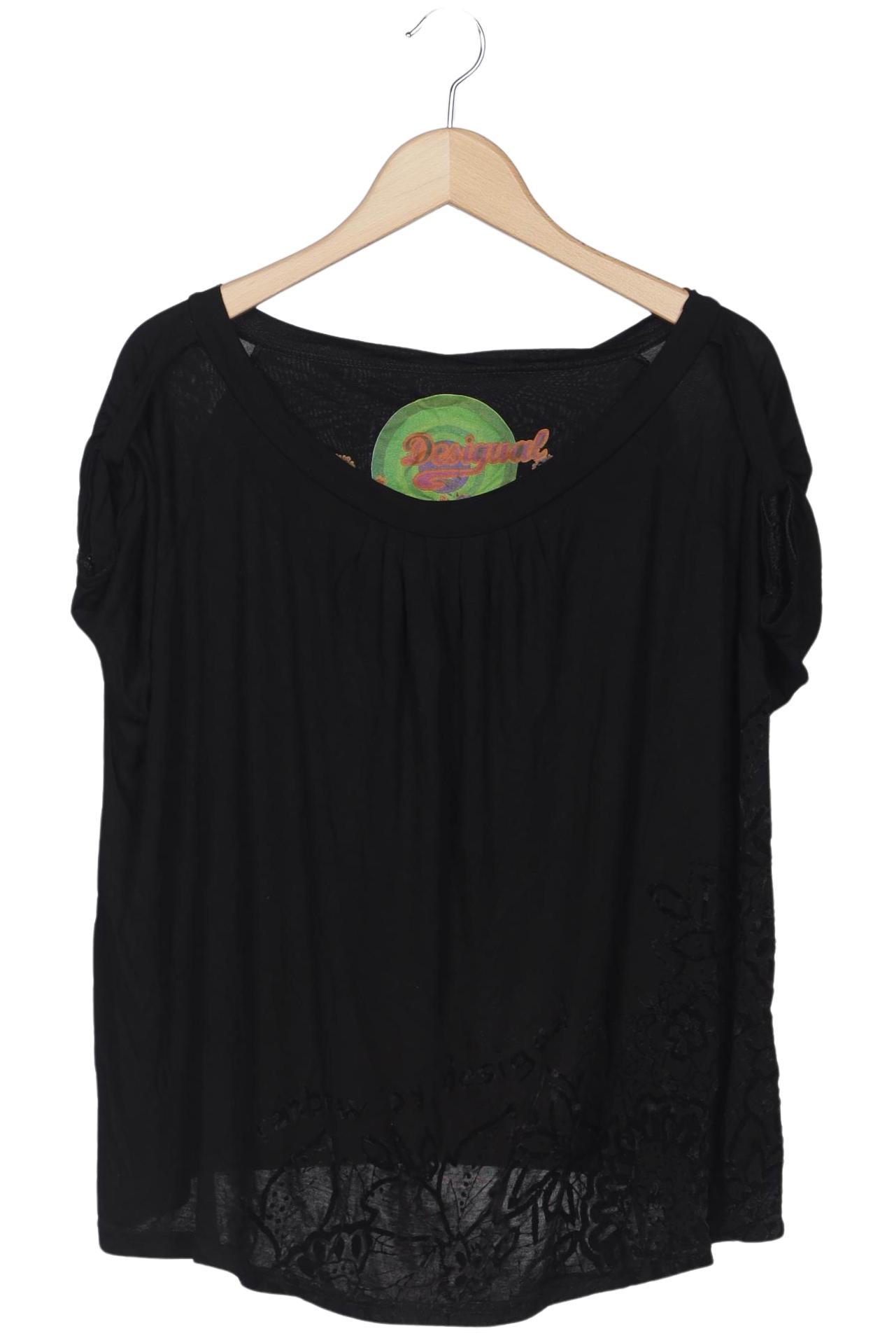 

Desigual Damen T-Shirt, schwarz, Gr. 36