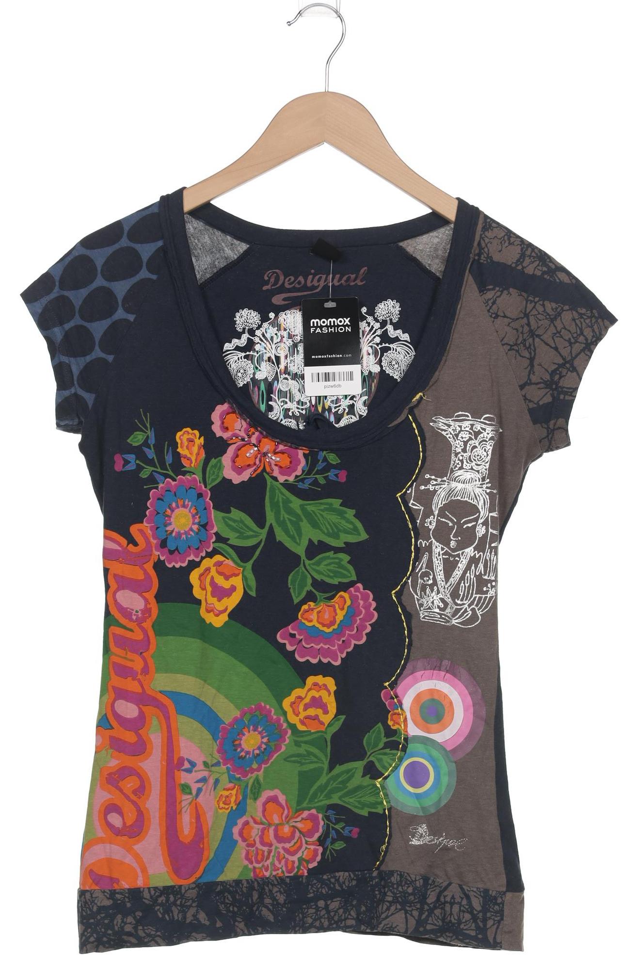 

Desigual Damen T-Shirt, mehrfarbig, Gr. 38