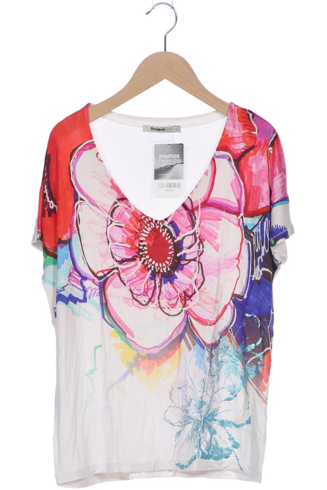 

Desigual Damen T-Shirt, mehrfarbig, Gr. 42