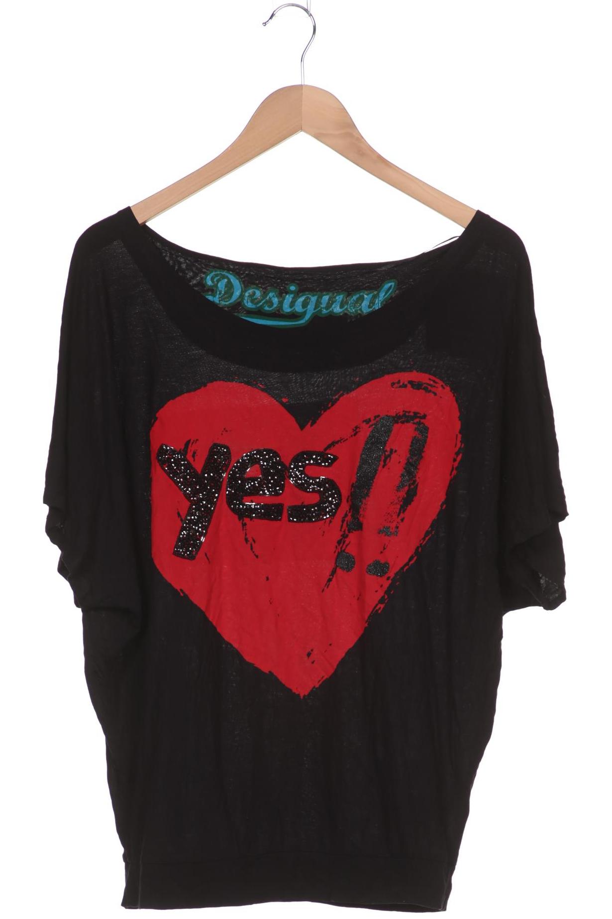 

Desigual Damen T-Shirt, schwarz