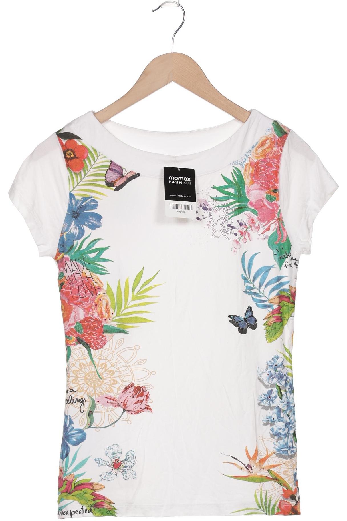 

Desigual Damen T-Shirt, weiß, Gr. 36