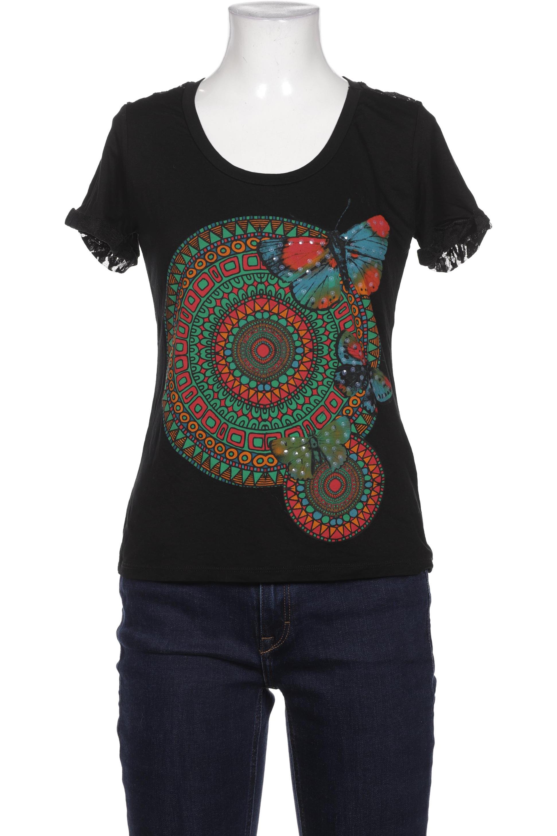 

Desigual Damen T-Shirt, schwarz