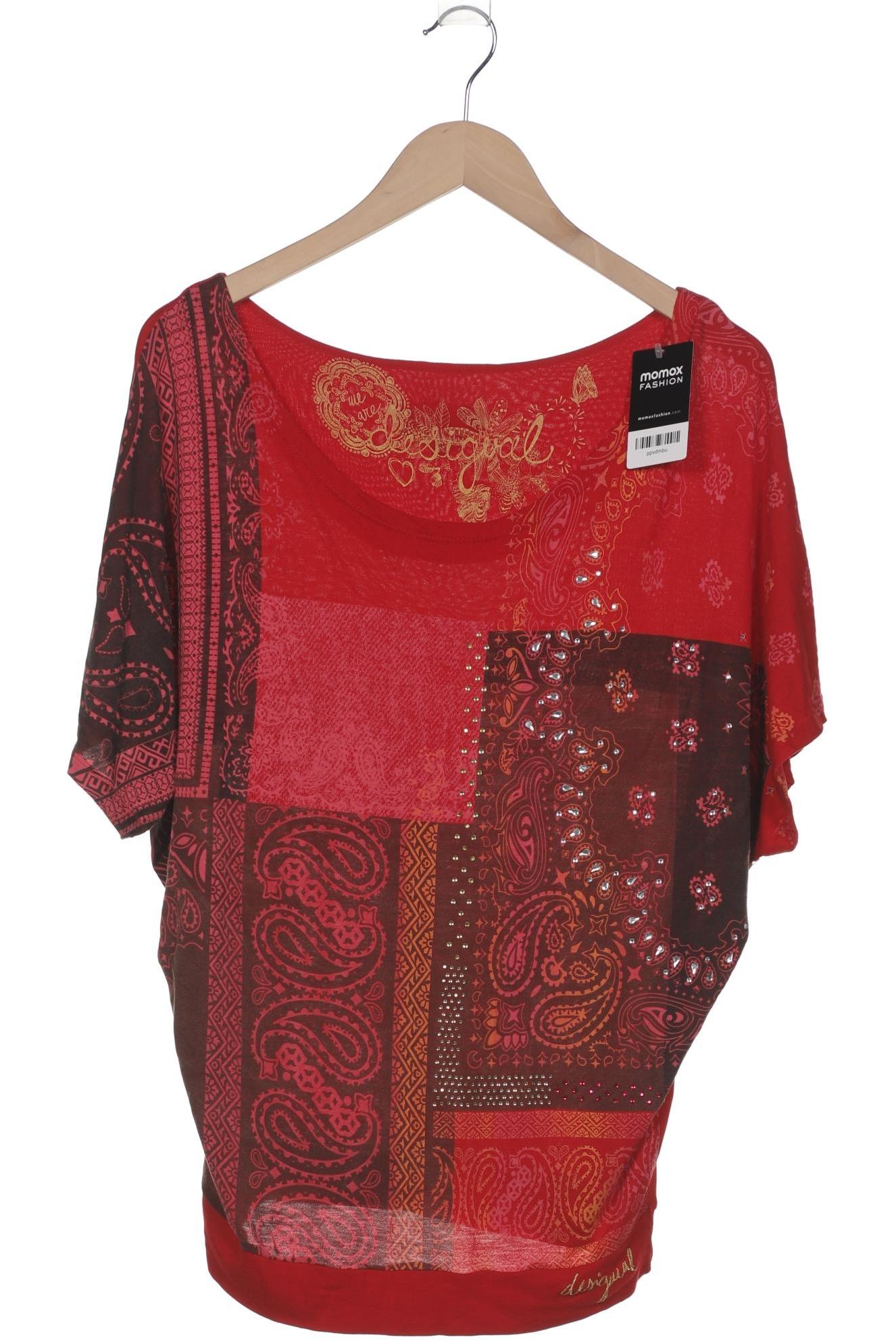 

Desigual Damen T-Shirt, rot, Gr. 38